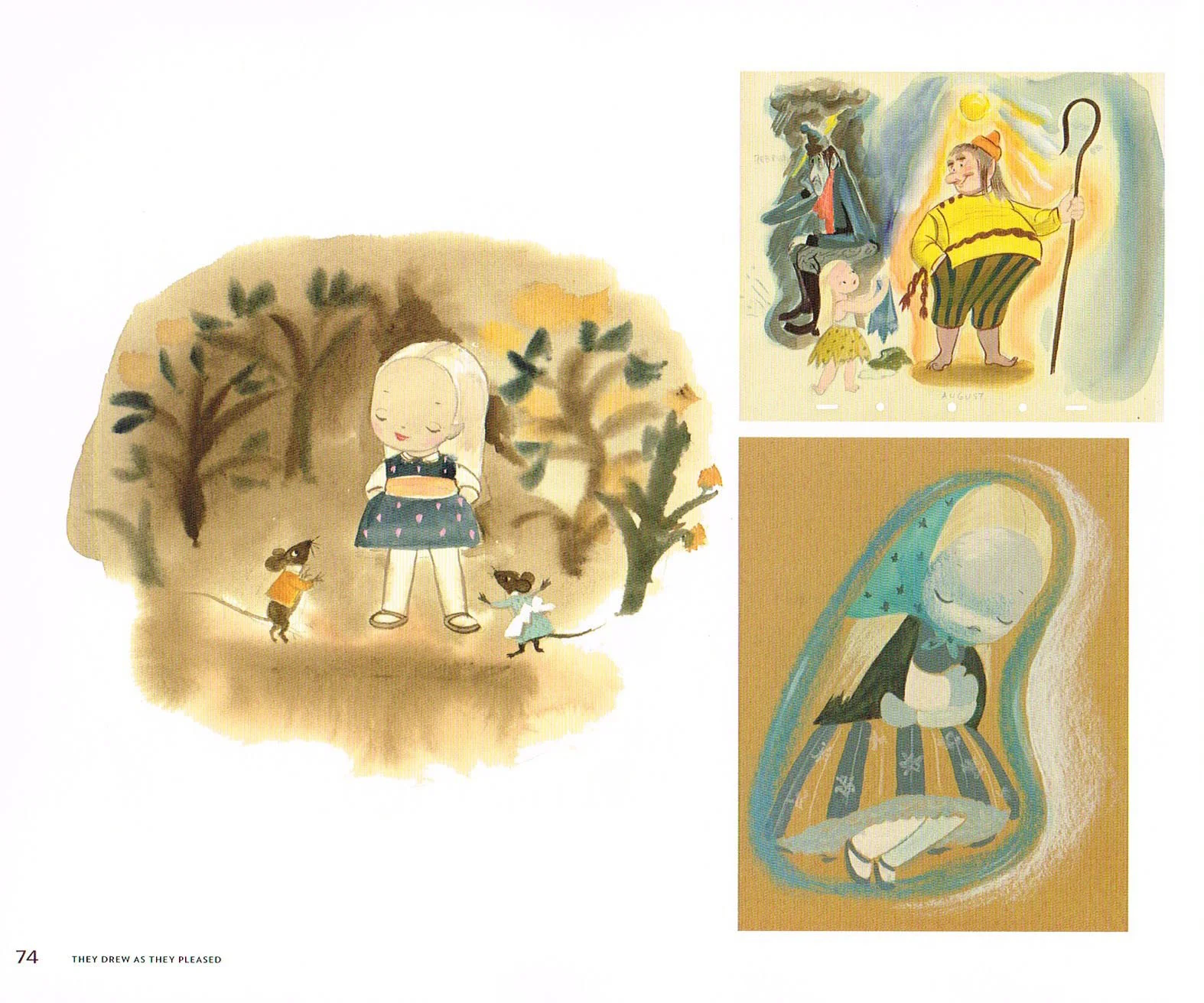 they drew as they pleased,they drew as they pleased the hidden art of disneys mid century era the 1950s and 1960s,disney art book,mary blair,the art of mary blair,mary blair concept art,penelope and the 12 months concept art
