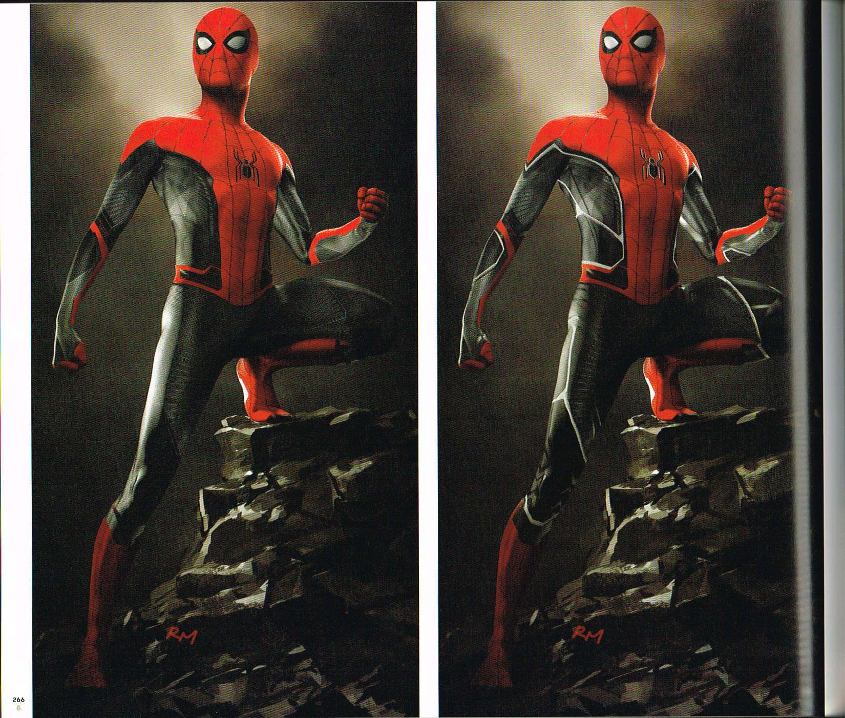 the art of spiderman far from home,spiderman far from home concept art,spiderman films concept art,spiderman suit concept art,spider suit concept art,ryan meinerding spiderman concept art,ryan meinderding art
