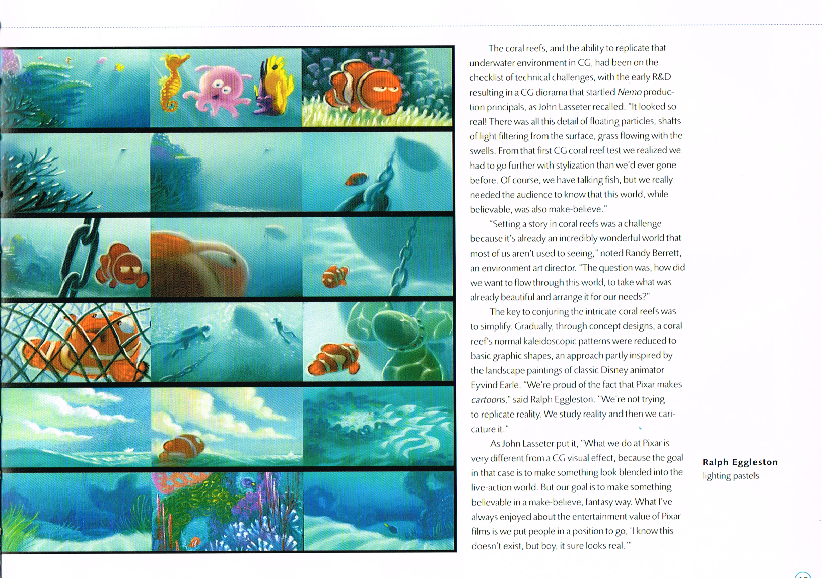 Finding Nemo Invented The Art of Finding Nemo pt.2 — Art & Animation