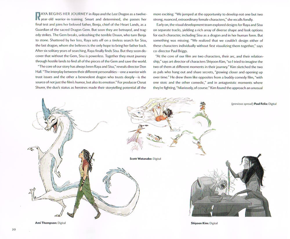 Rayhuma Dragon The Art of Raya and The Las Dragon pt.3 — Art & Animation