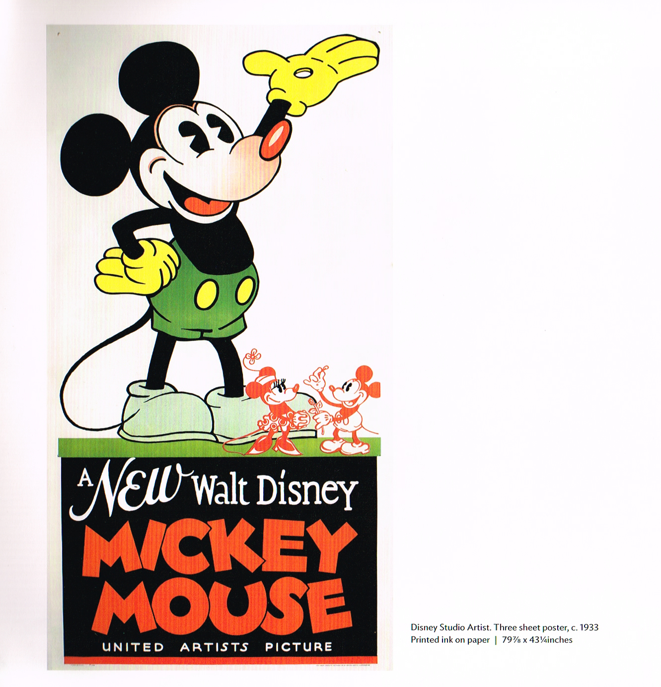 mickey mouse from walt to the world, mickey mouse poster art