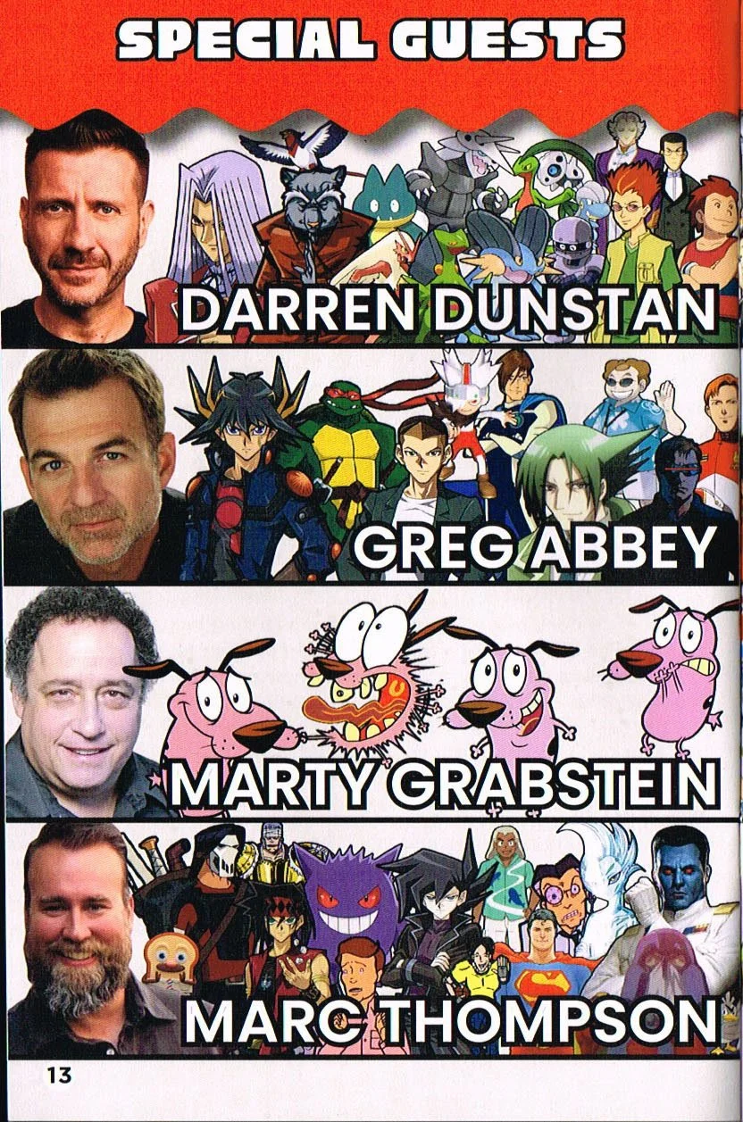 extravacon guest list,darren dunstan,greg abbey,marty grabstein,marc thompson