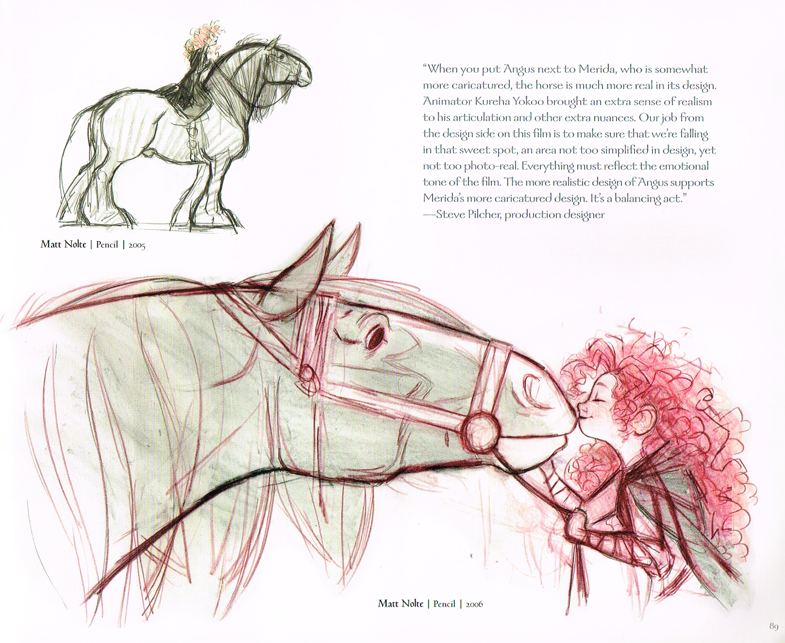 the art of brave,pixars brave concept art,brave concept art,brave angus character designs,matt nolte art