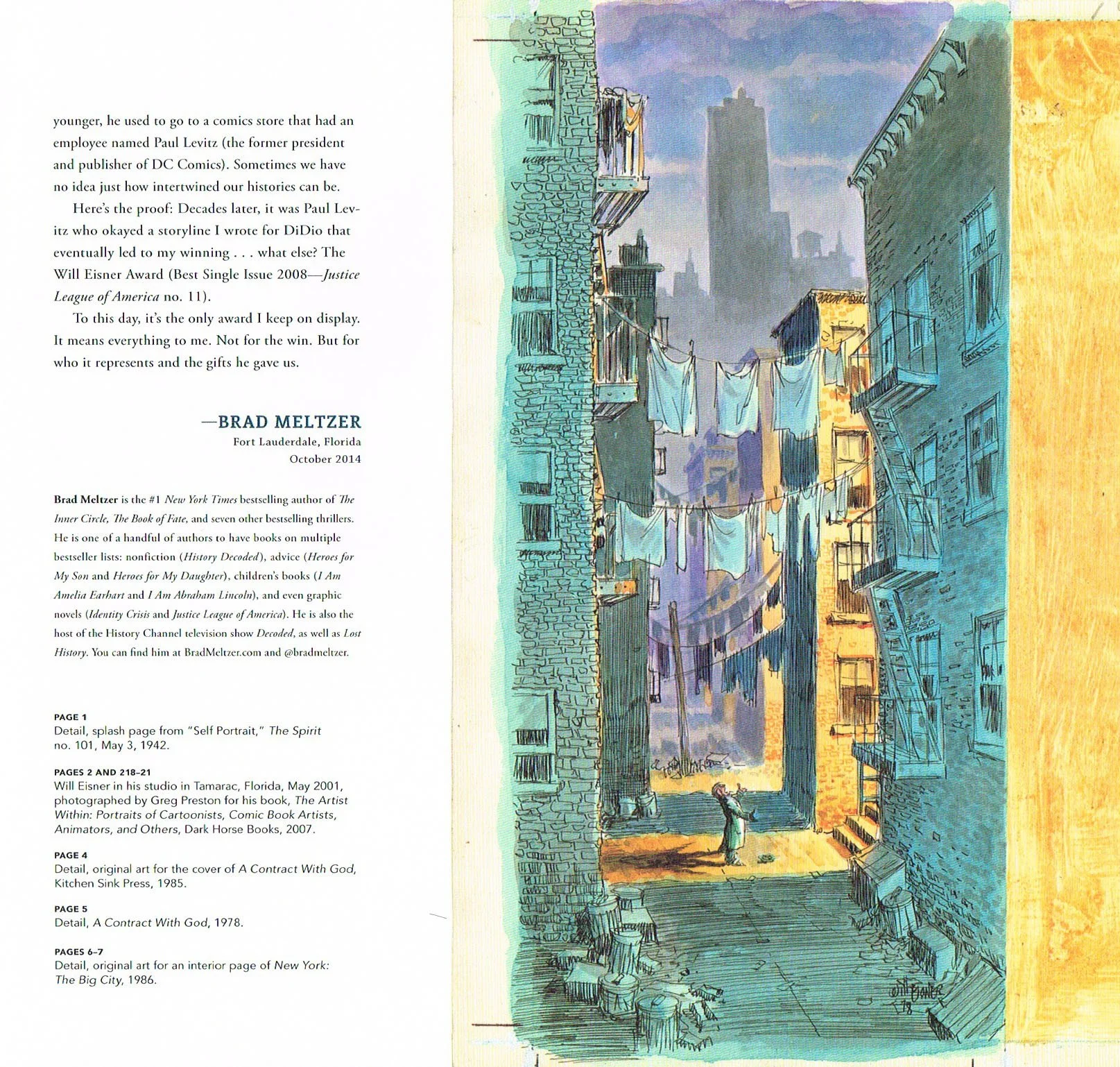 will eisner champion of the graphic novel,the art of will eisner,will eisner art,brad meltzer introduction