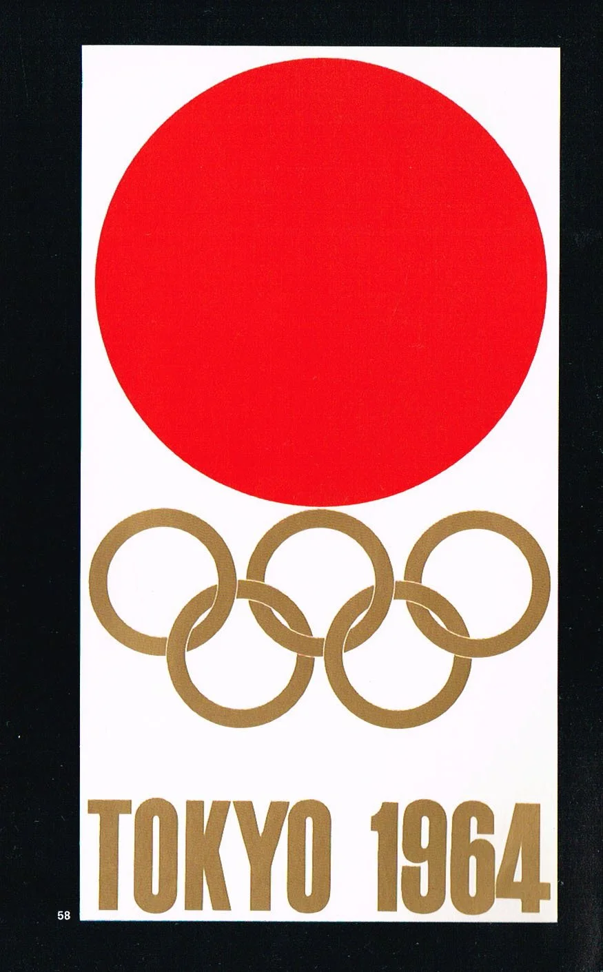 the graphic design of yusaku kamekura,yusaku kamekura,tokyo oylmpics 1964 poster