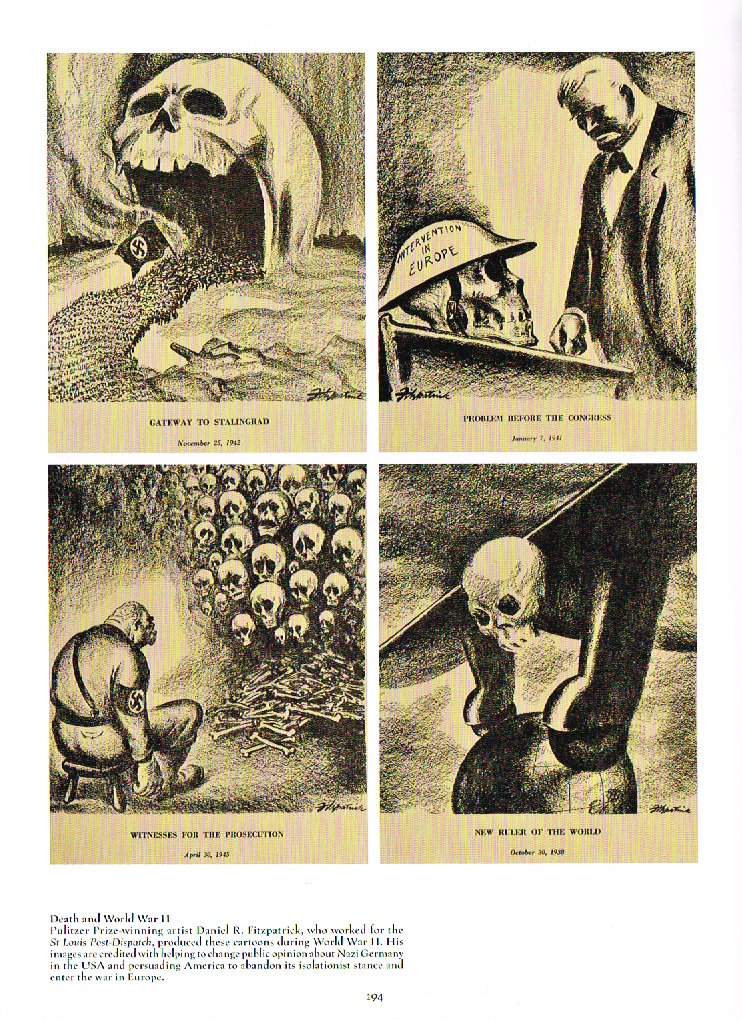 death a graveside companion,skeleton art,daniel r fitzpatrick,ww2 illustrations