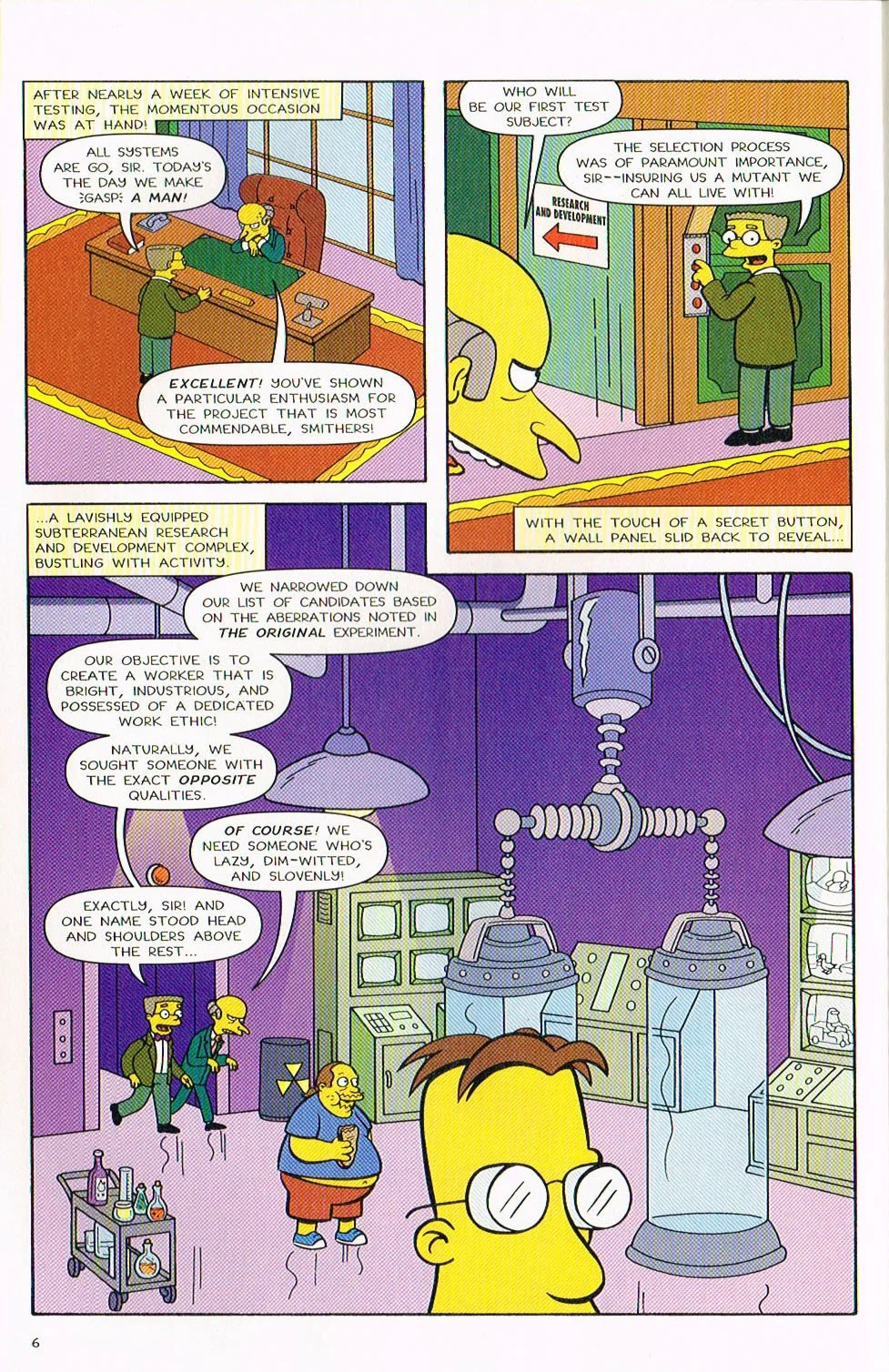 simpsons tree house of horror comic,Catastrophe in Substitute Springfields simpsons comic,simpsons comic 7,bart simpsons comic,tree house of horror art,tree house of horror,mark hamill,bill morrison,jason ho,mike rote,art ueve,karen bates