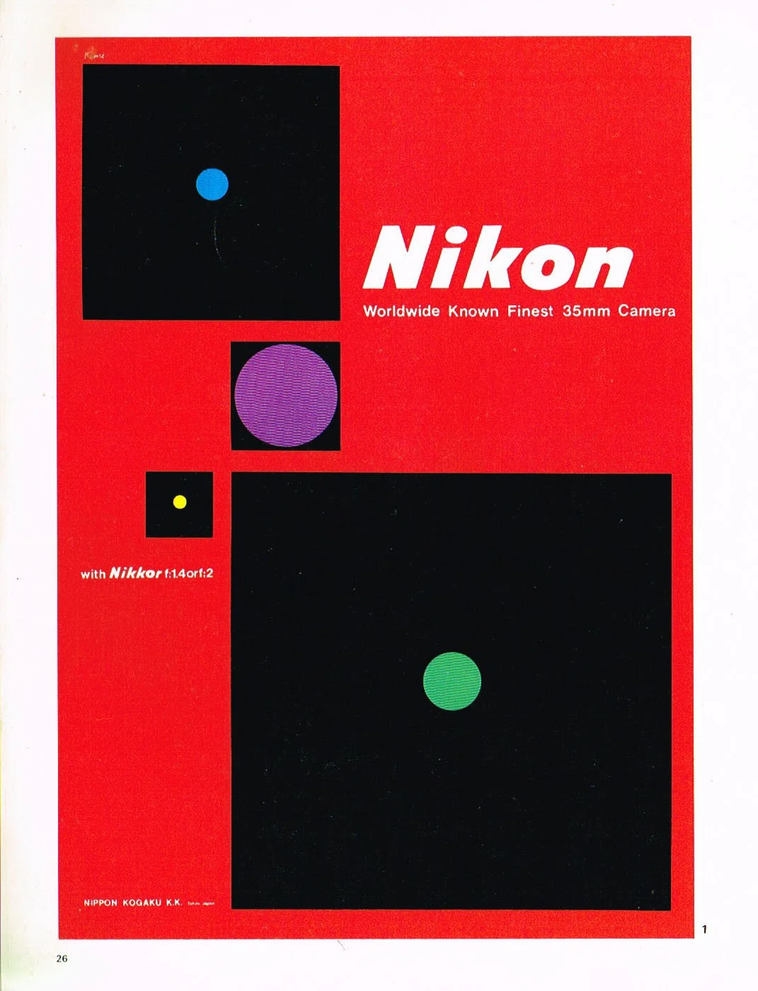 nikon graphic design art,nikon poster,nikon ad,the graphic design of yasuka kamekura,yasuka kamekura,kamekura yasuka art,