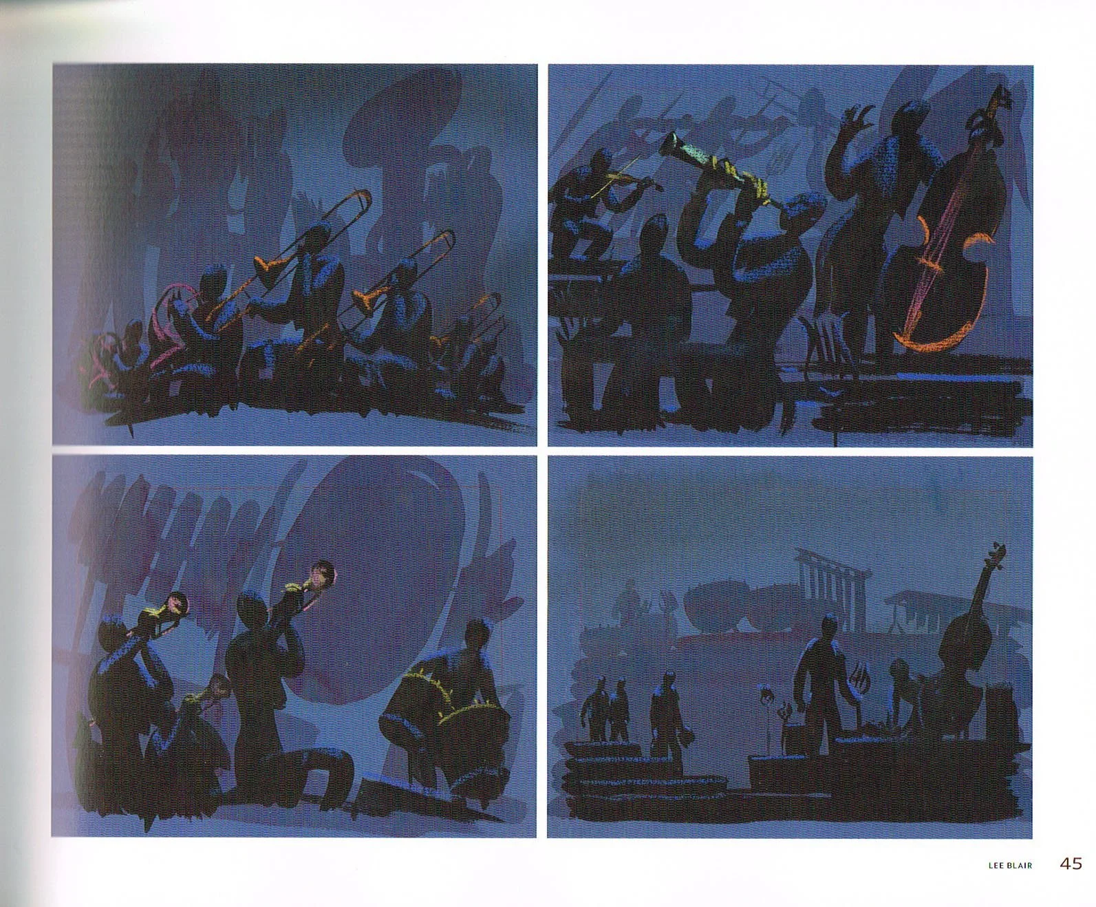 the art of lee blair,disney water color art lee blair,lee blair art,they drew as they pleased the hidden art of disneys mid century era the 1950s and 1960s,toccata and fugue in d'minor,fantasia lee blair art,fantasia toccata and fugue in d minor art