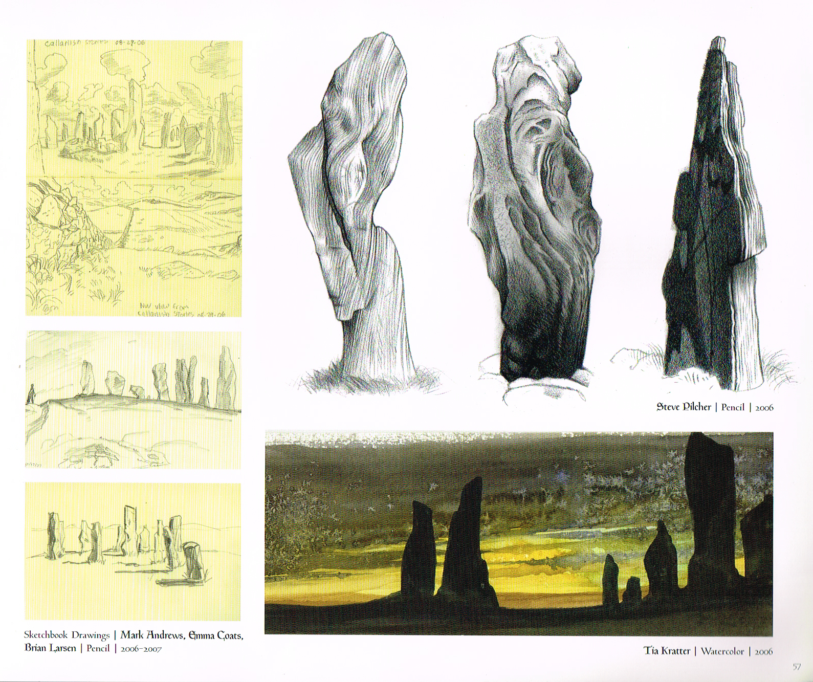 the art of brave,pixars brave concept art,brave concept art,pixars brave production art,mark andrews,emma coats,brian larsen,steve pilcher,tia kratter,brave standing stones concept art