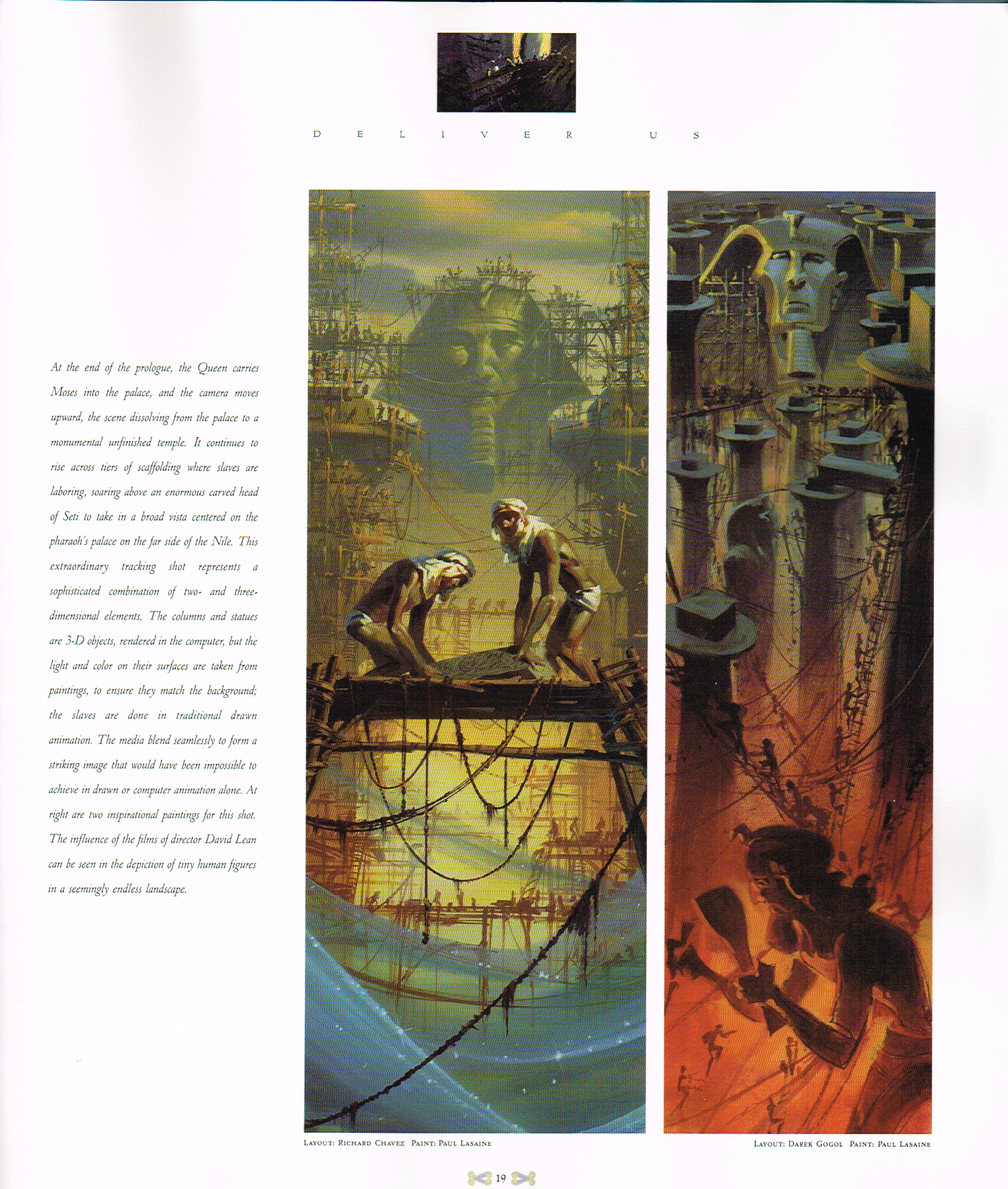 the prince of egypt a new vision in animation,the prince of egypt,the art of the prince of egypt,richard chavez,paul lasaine,derek gogol