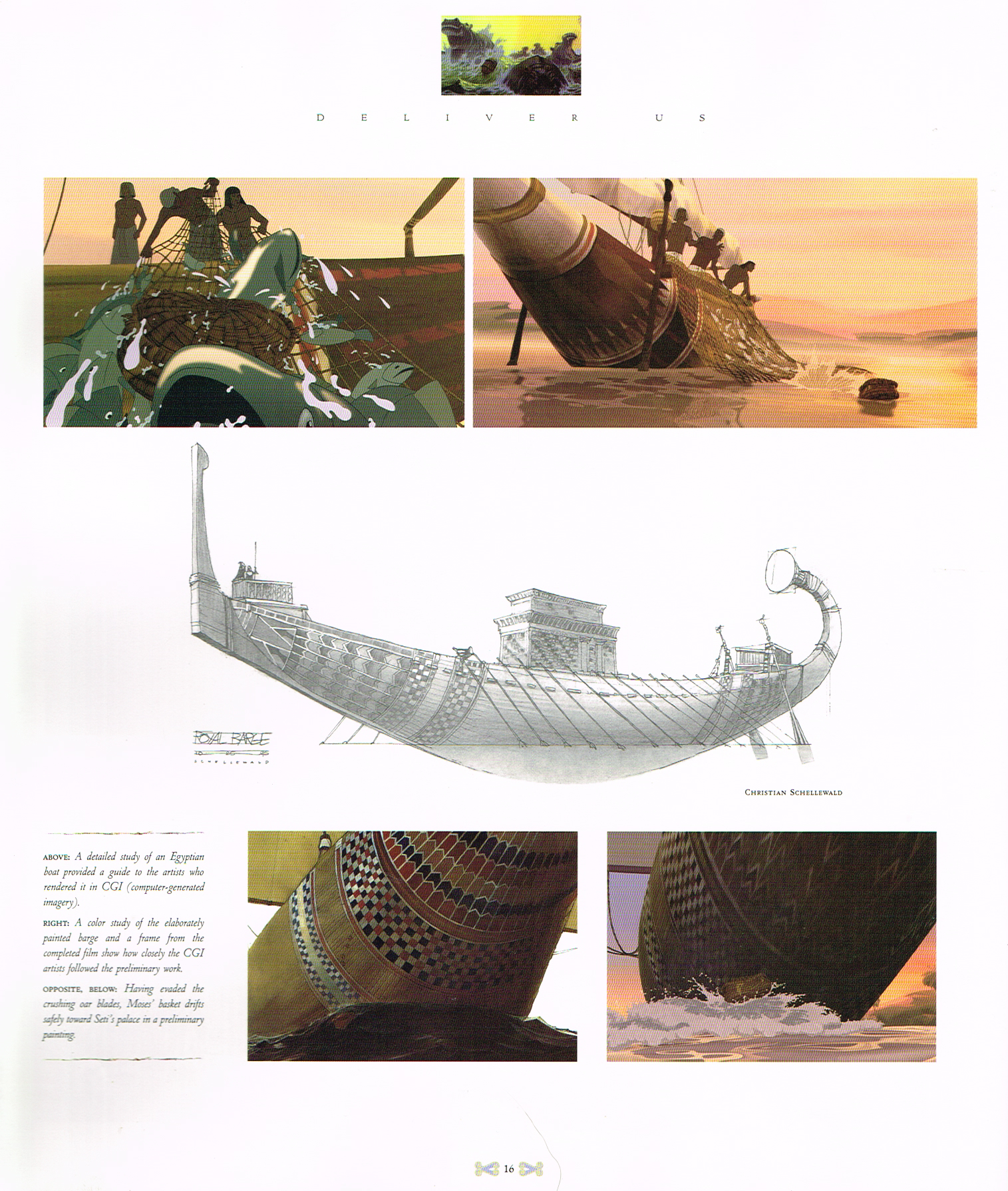 the prince of egypt a new vision in animation,the prince of egypt,the art of the prince of egypt,christian schellewald