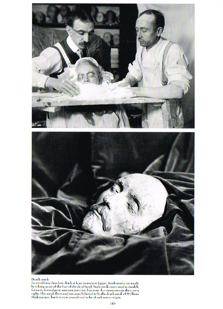 the art of death a graveside companion,death a graveside companion, death mask photos,