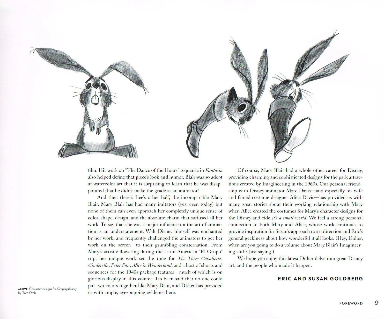 the art of disney 1950s and 1960s,they drew as they pleased the hidden art of Disneys mid century era the 1950s and 1960s,dider ghez,tom oreb art,tom oreb sleeping beauty art