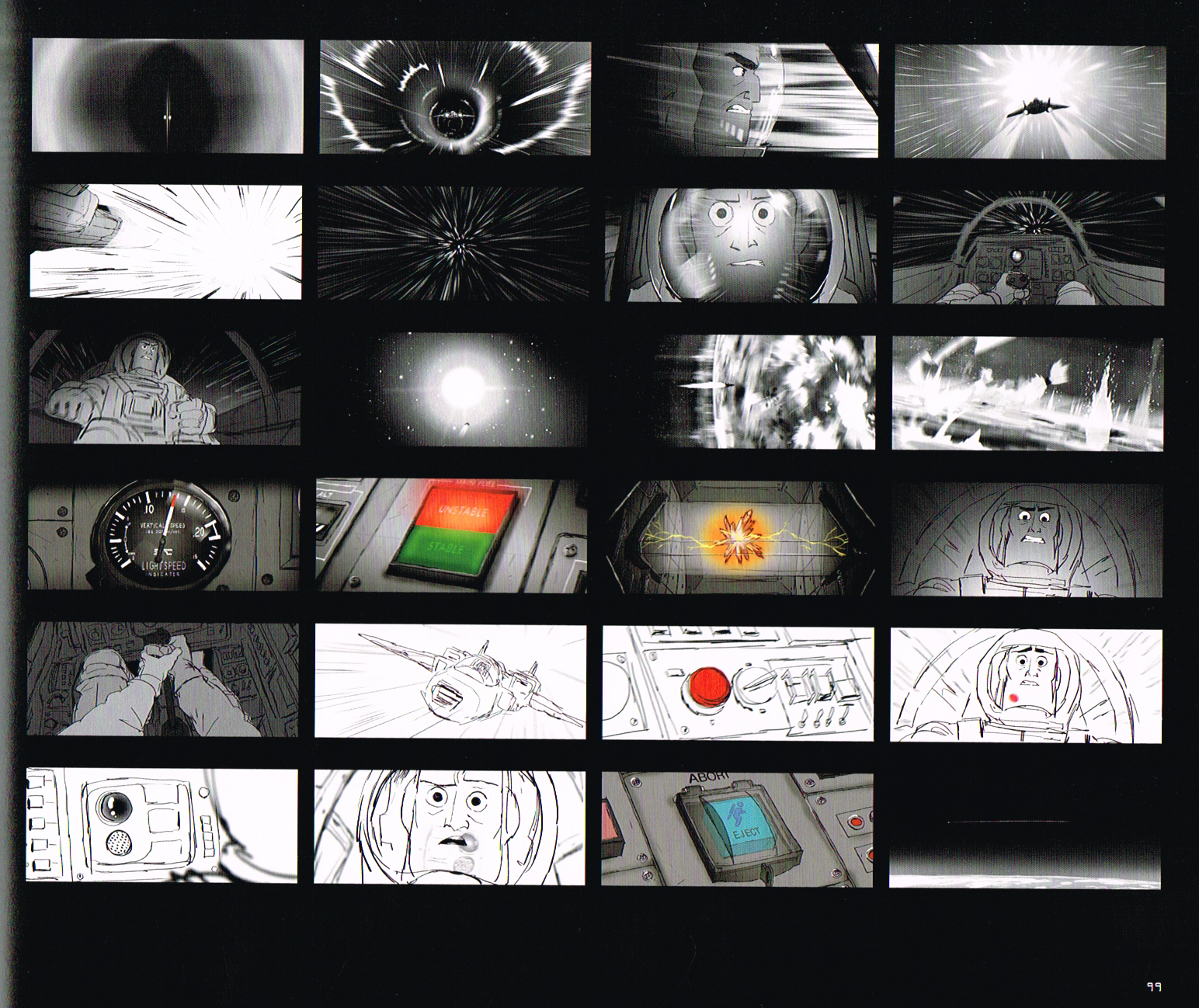 the art of lightyear,pixar lightyear art,lightyear concept art,lightyear storyboards,dean kelly art,lightyear first mission storyboards