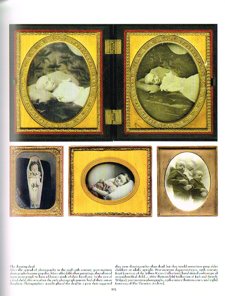 the art of death a graveside companion,death a graveside companion, photos of sleeping dead children,