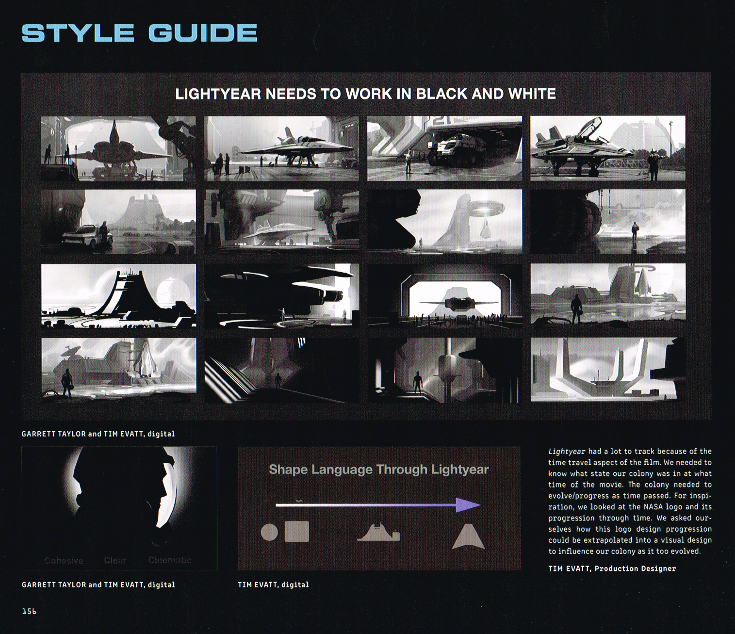 the art of lightyear,pixars lightyear art,lightyear style guide,garrett taylor,tim evatt