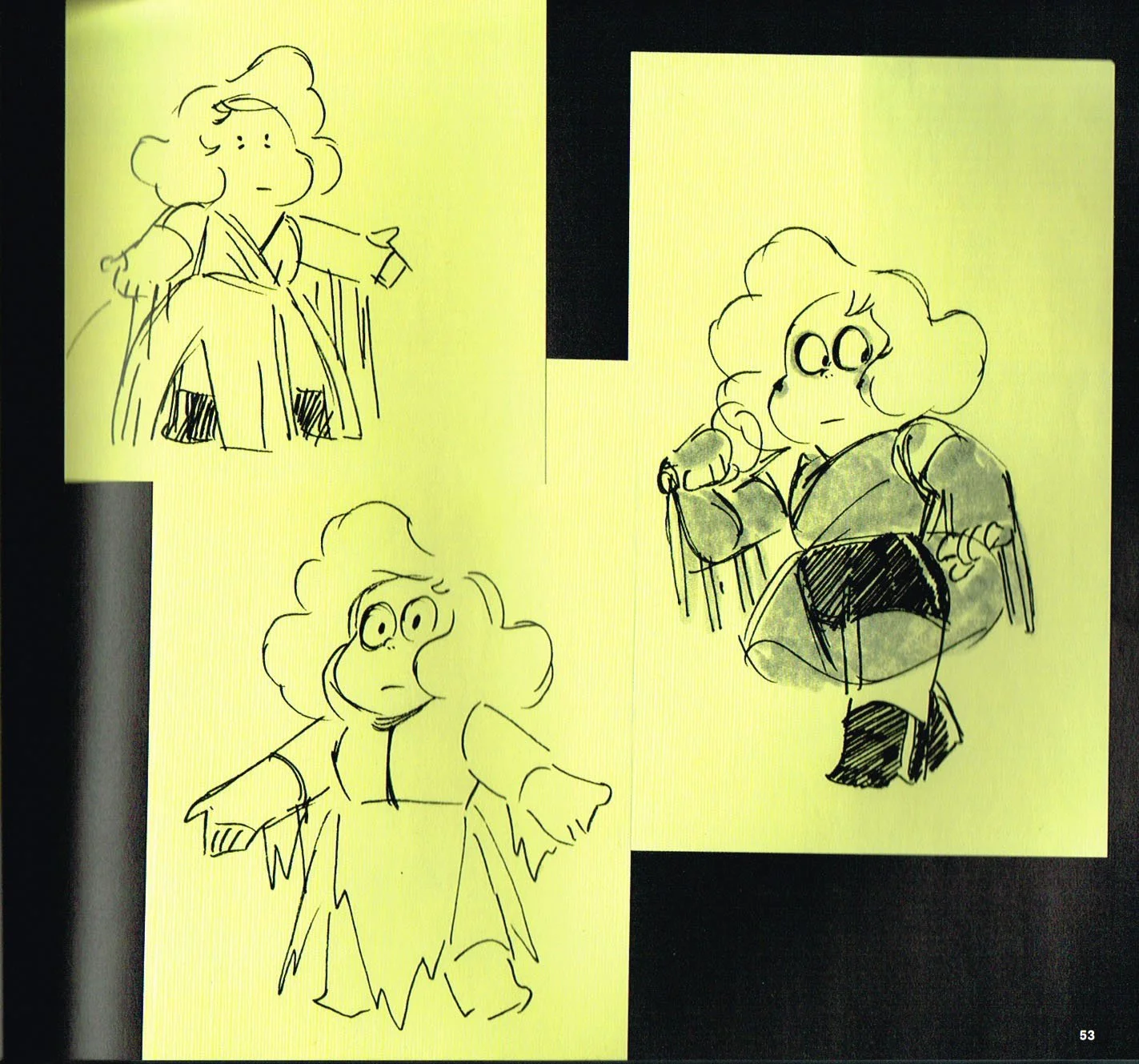 the art of steven universe,steven universe end of an era,kat morris concept sketches steven universe,kat morris sadie killer concept art,kat morris
