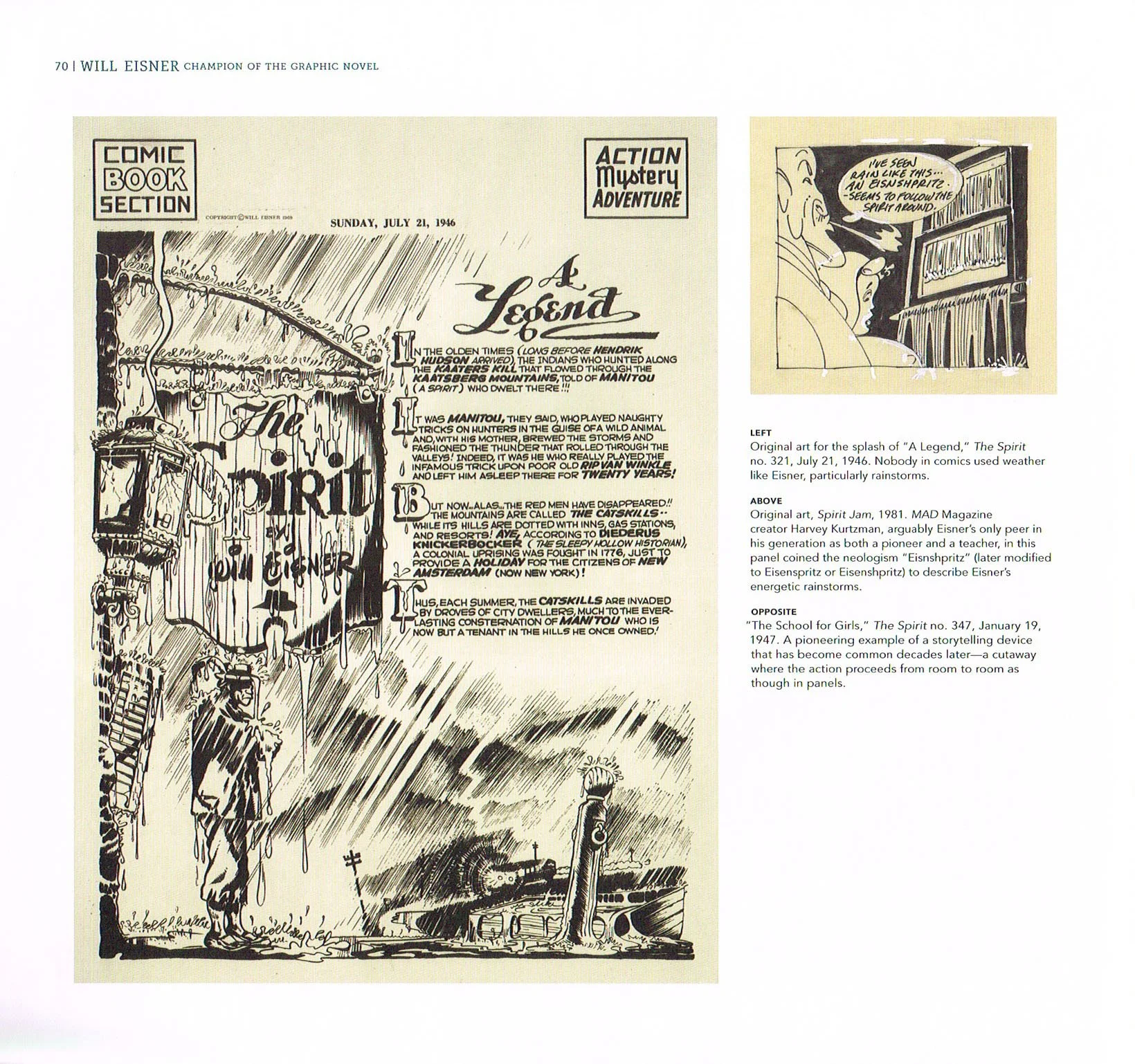 the art of will eisner,will eisner champion of the graphic novel,the spirit comic art,