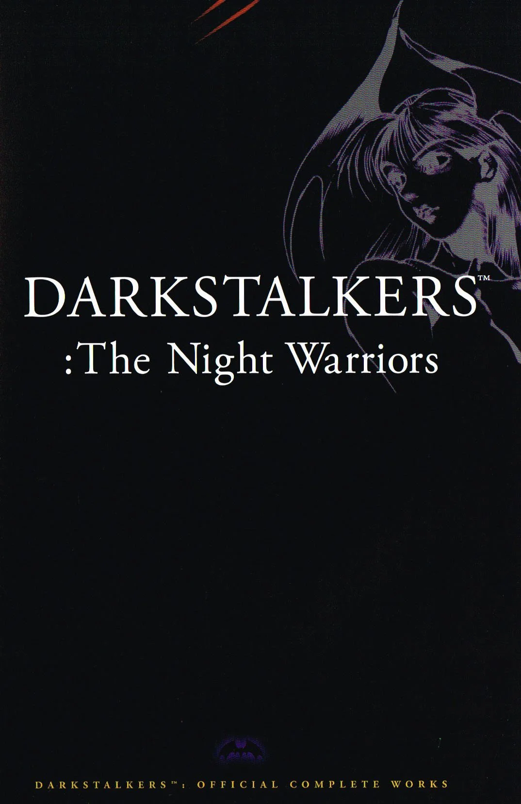 the art of darkstalkers,darkstalkers official complete works,night warriors darkstalkers