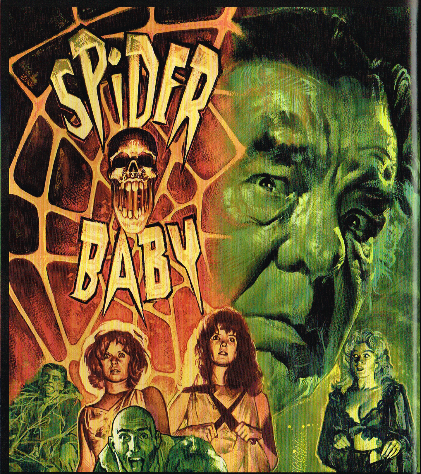 the art of horror movies an illustrated history,the art of horror movies,horror movie poster art,horror movies art,spider baby graham humphreys,spider baby illustration