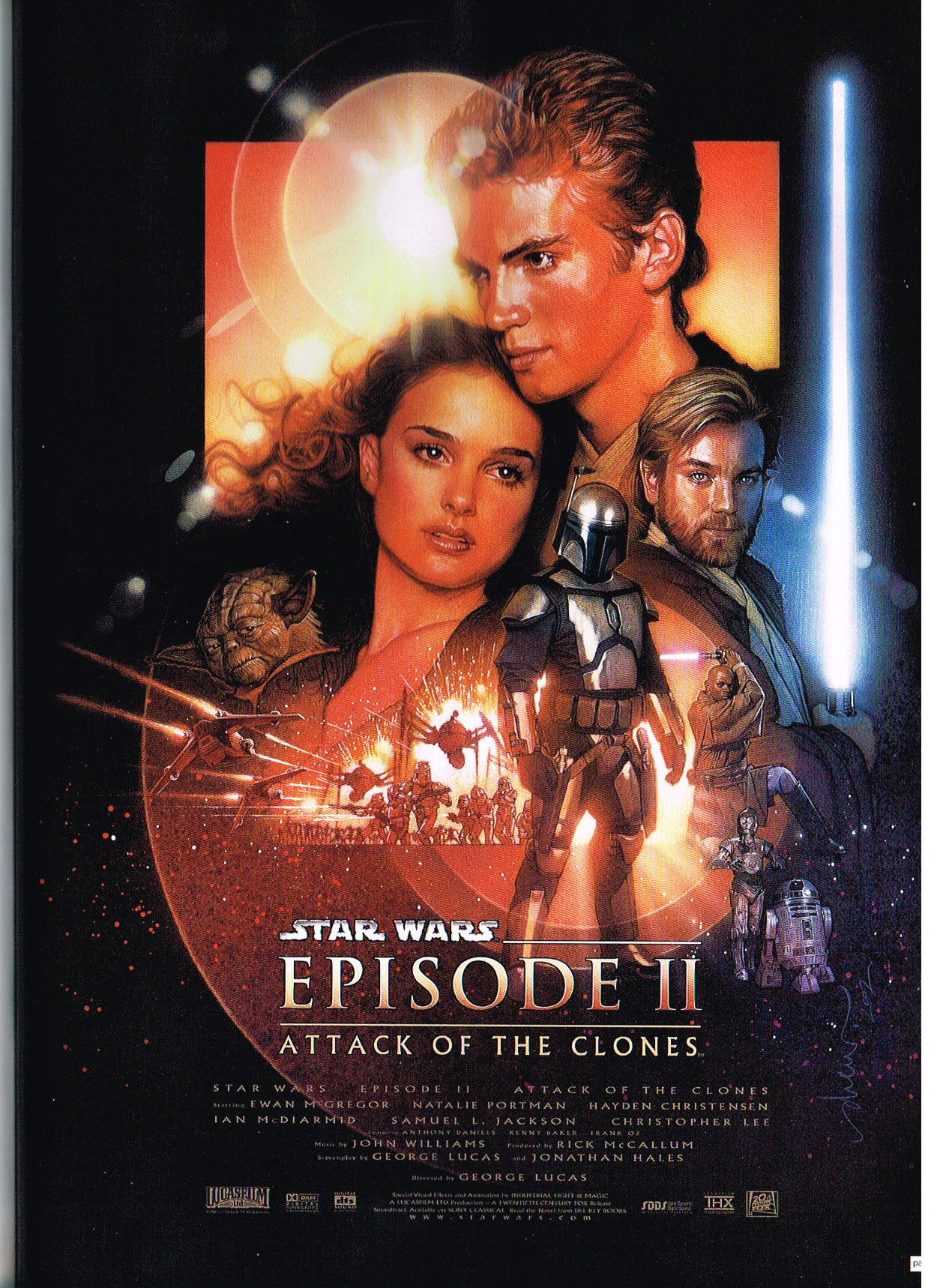 the art of starwars attack of the clones,starwars episode 2 attack of the clones,starwars concept art,george lucas,jim ward,scott erwert,drew struzan