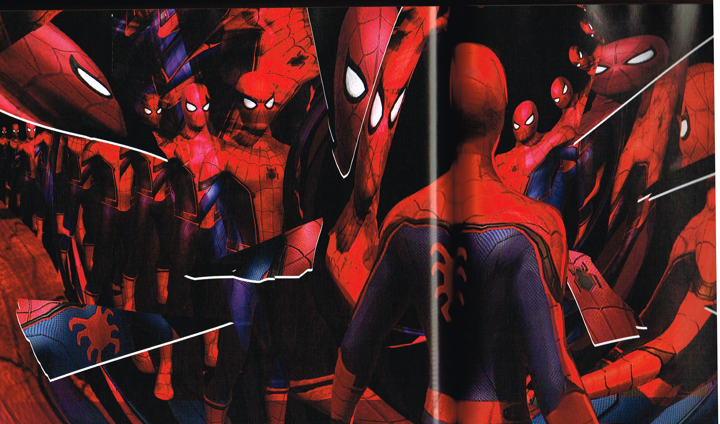 the art of Spiderman far from home, marvels Spiderman far from home art book,spiderman far from home concept art,spiderman production art,tani kunitake spiderman art