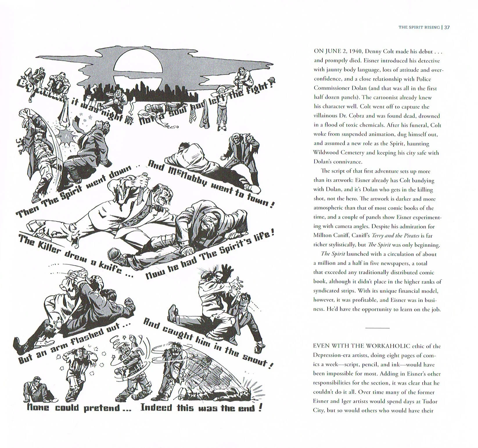 will eisner champion of the graphic novel,will eisner art,the spirit will eisner,the spirit comic