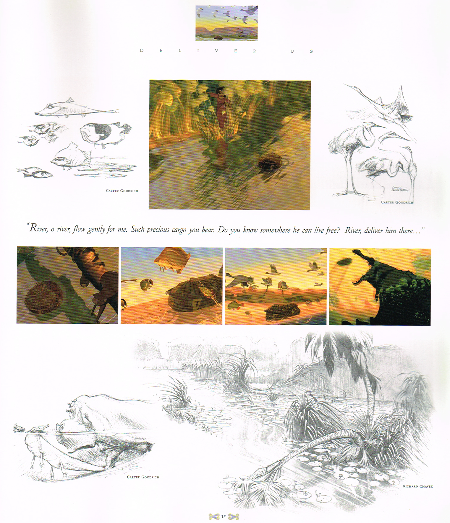 the prince of egypt a new vision in animation,the prince of egypt,the art of the prince of egypt,carter goodrich,richard chavez