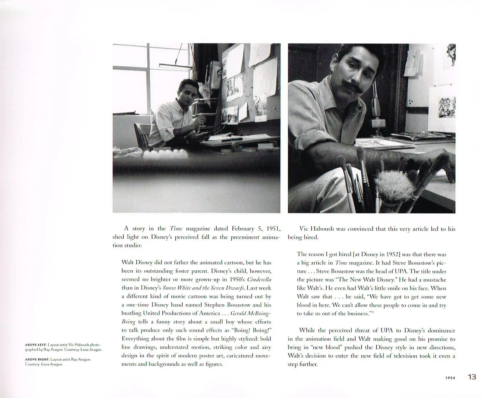 they drew as they pleased,the hidden art of disney mid century era 1950s and 1960s,disney art,disney 1954,vic haboush,ray aragon,disney layout artist