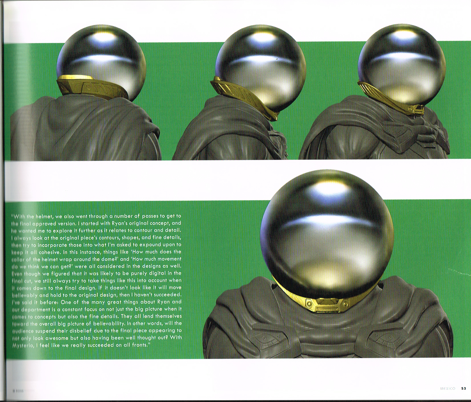 the art of spiderman,mysterio concept art,ryan meinerding mysterio art art,far from home concept art,mysterio character designs,adam ross mysterio 3d designs
