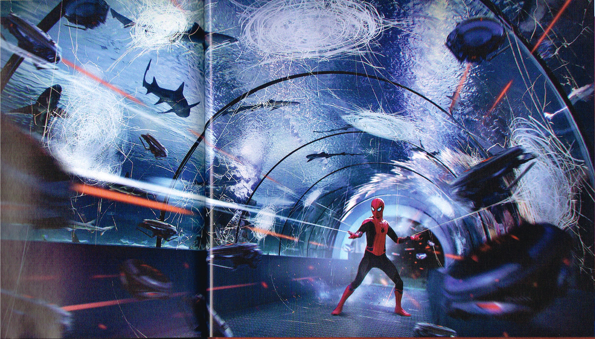 the art of spiderman far from home,spiderman far from home concept art,spiderman marvel movies art,randolph watson