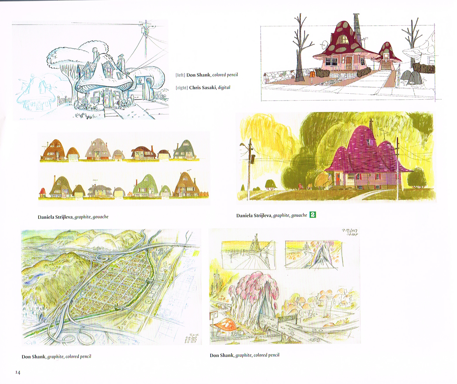 pixar's onwards concept art by daniela strijleva, don shank, chris sasaki