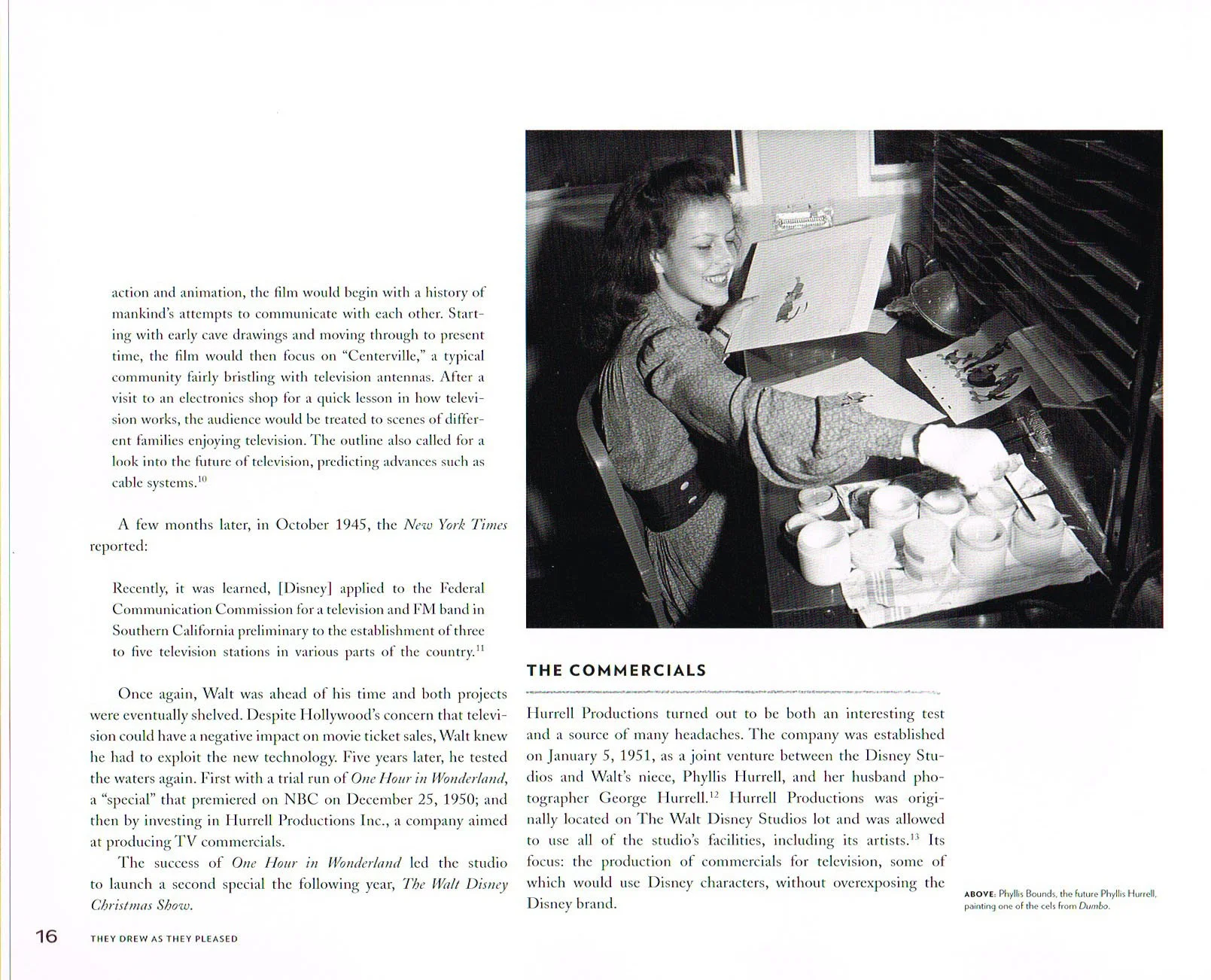 they drew as they pleased,the hidden art of disney mid century era 1950s and 1960s,disney art,disney 1954,phyllis bound