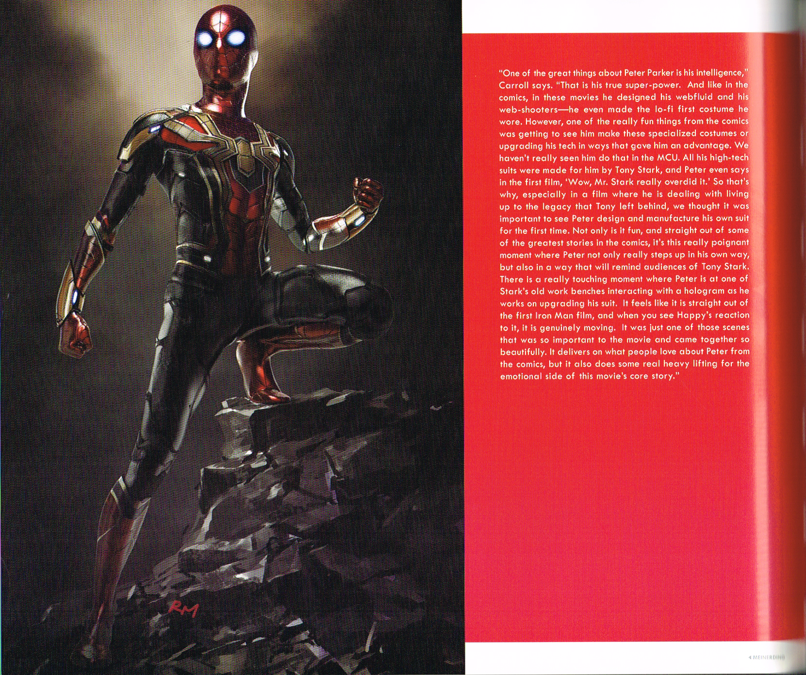 ryan meinerding,the art of spiderman far from home,spiderman far from home art,spiderman concept art,marvel spiderman movie art,spiderman far from home concept art,spiderman art,spiderman suit art