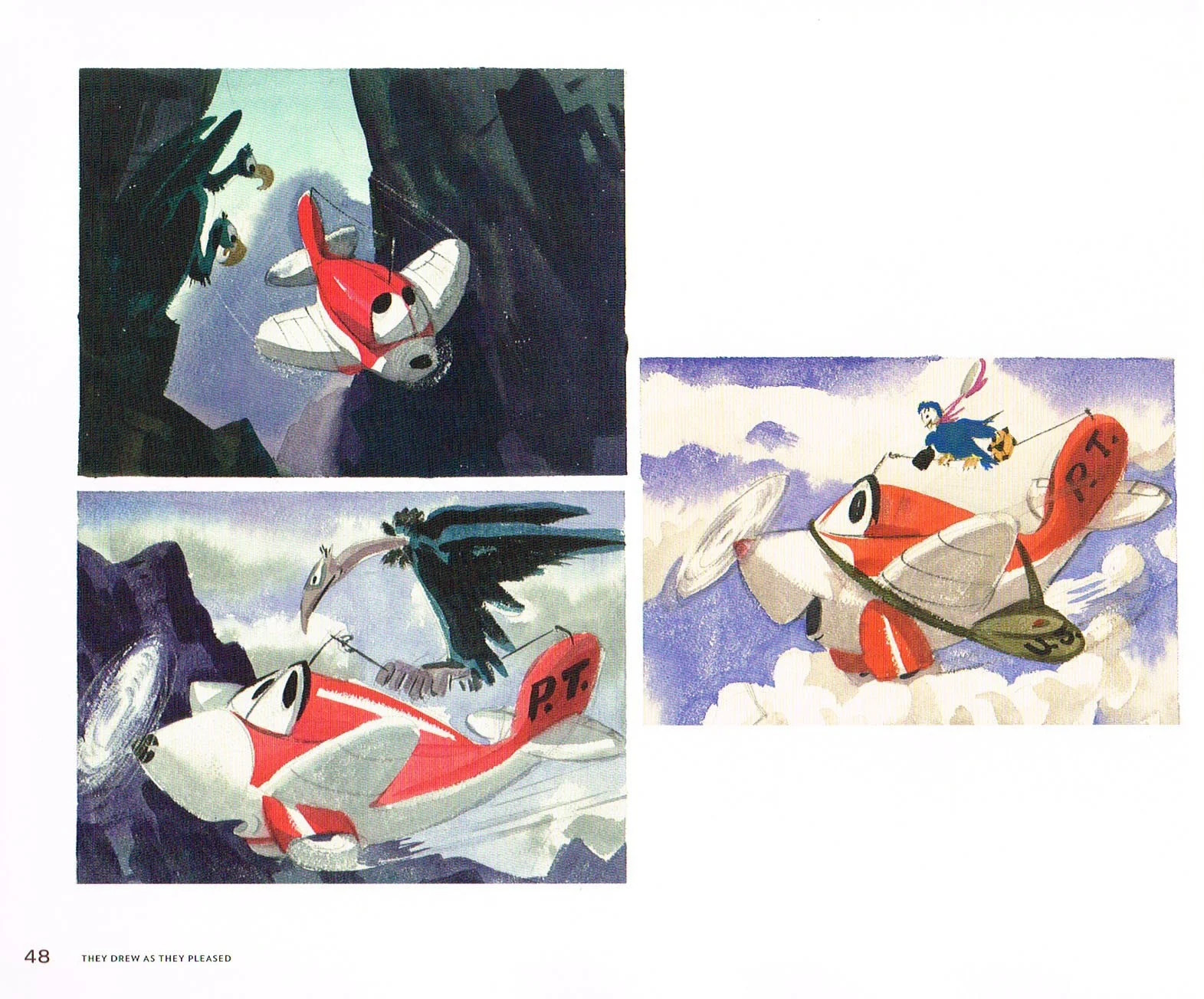 the art of lee blair,disney water color art lee blair,lee blair art,they drew as they pleased the hidden art of disneys mid century era the 1950s and 1960s,pedro from saludos amigos art,lee blair concept art saludos amigos