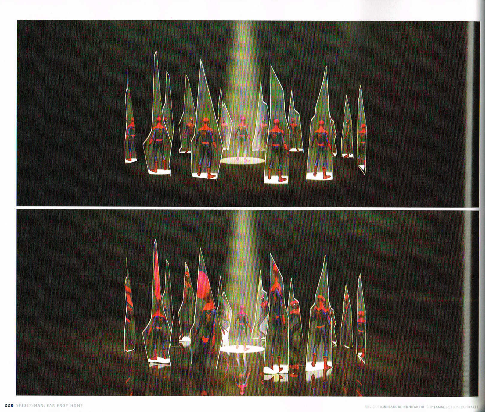 the art of Spiderman far from home, marvels Spiderman far from home art book,spiderman far from home concept art,spiderman production art,tani kunitake spiderman art,henrik tamm spiderman art,henrik tamm art