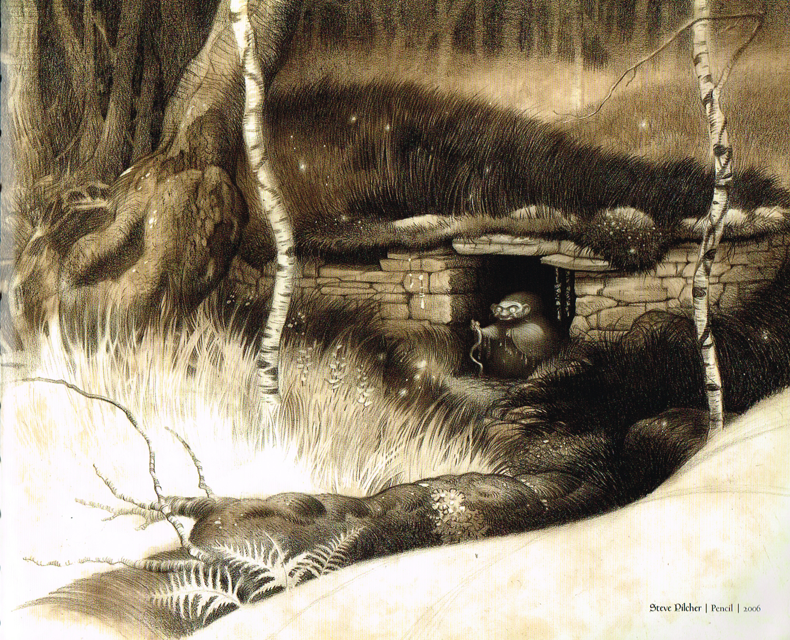 the art of brave,pixars brave concept art,brave concept art,pixars brave production art,witches hut concept art,steve pilcher