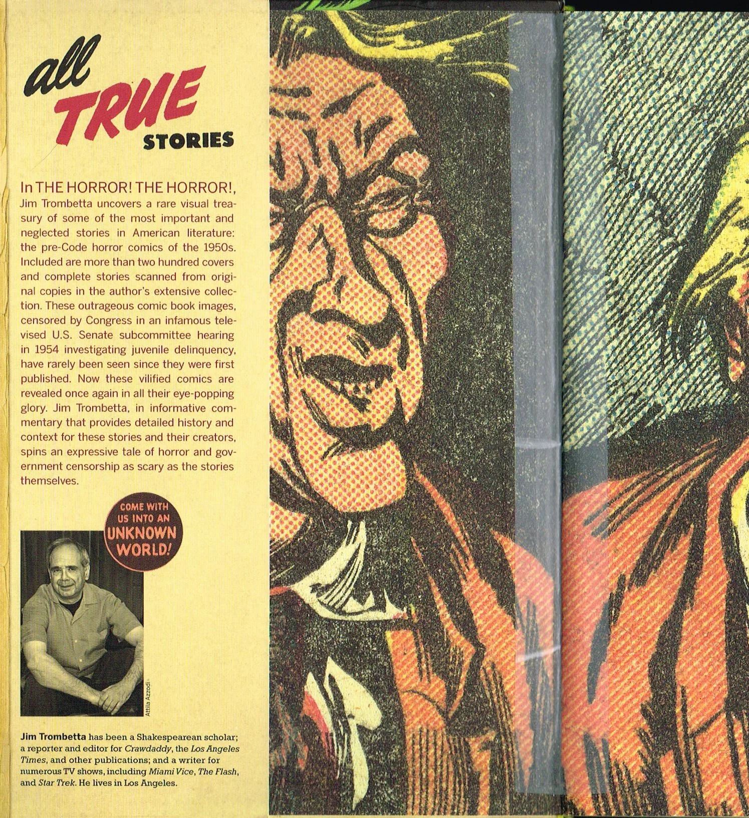 the horror the horror,the art of the horror the horror comic books the government didnt want you to read,the suitcase comic art john rosenberger 1951,john rosenberger art