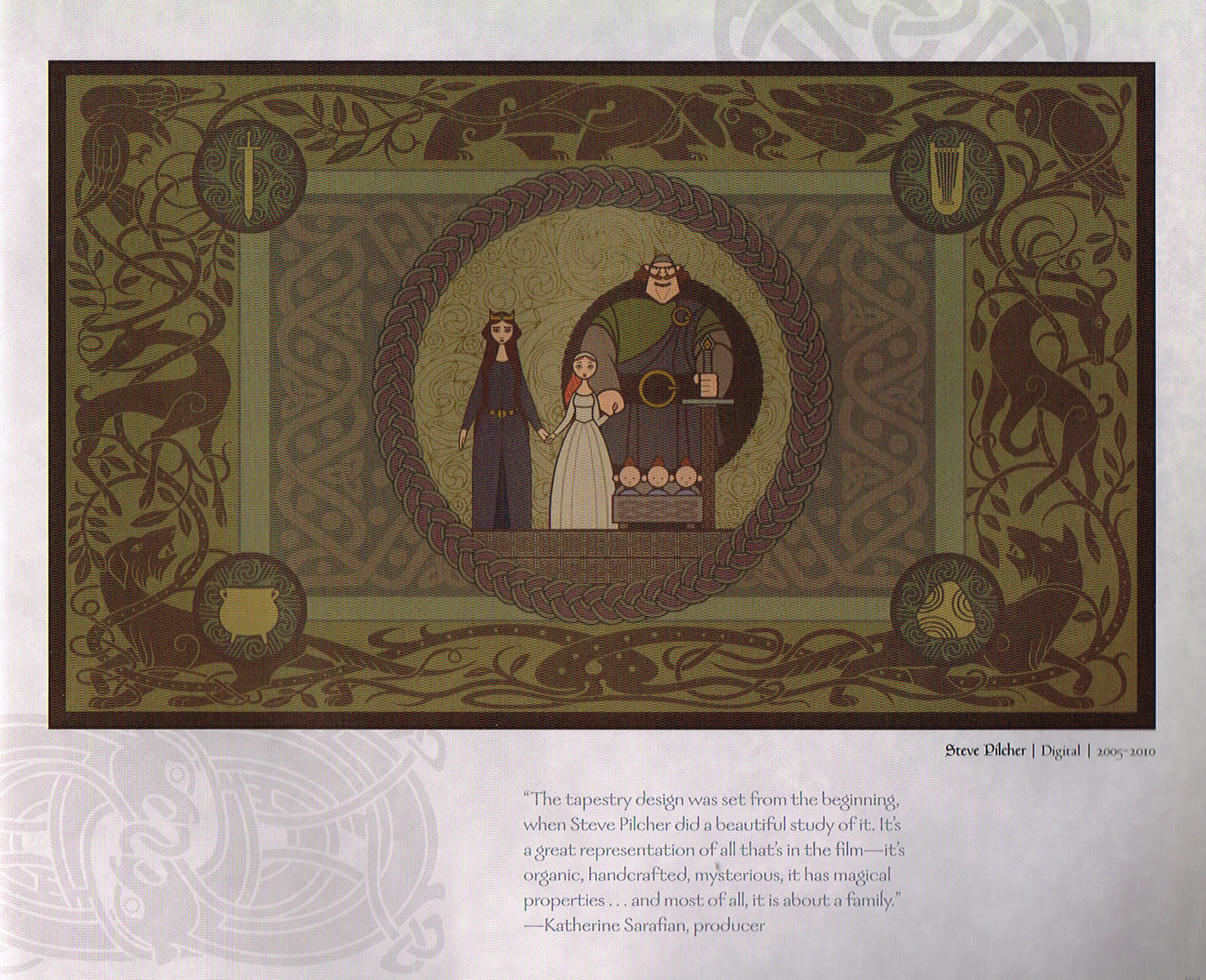 the art of brave,pixar brave art,brave concept art,steve pilcher art