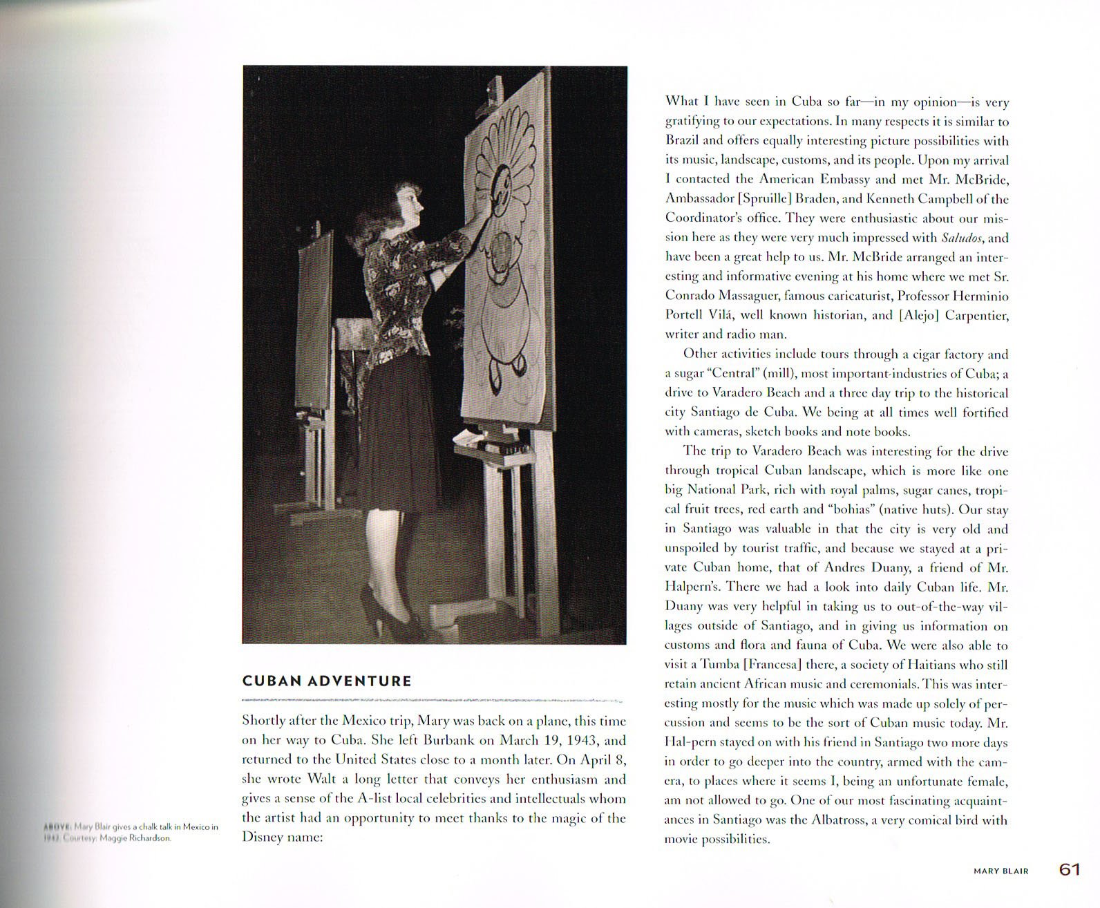 They Drew as They Please The Hidden Art of Disney Mid Century Era The 1950’s and 1960’s,they drew as they pleased,the art of mary blair,mary blair conept art,mary blair giving a talk in mexico 1942
