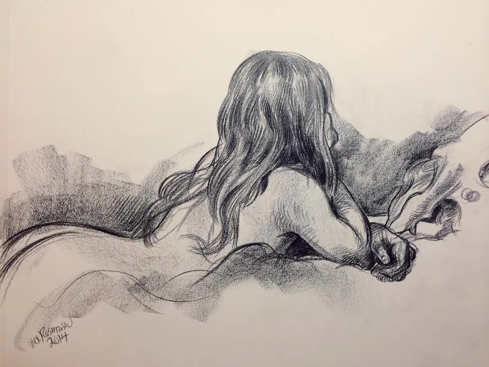 Cow Skull & Human Locks