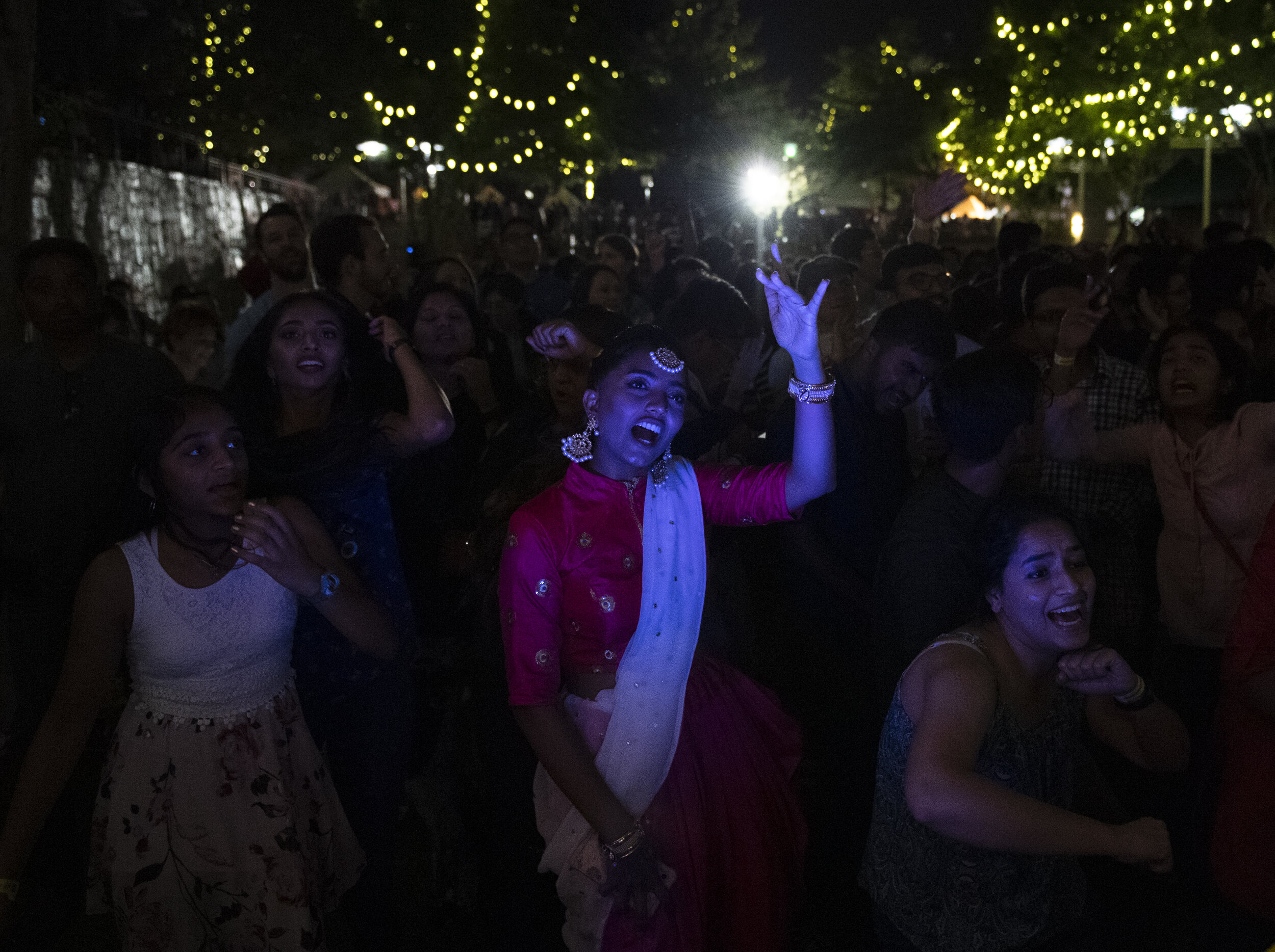  Sangita Kerai dances during the dance party at the end of India Day in Greenville Saturday, August 24, 2019. (The Greenville News) 