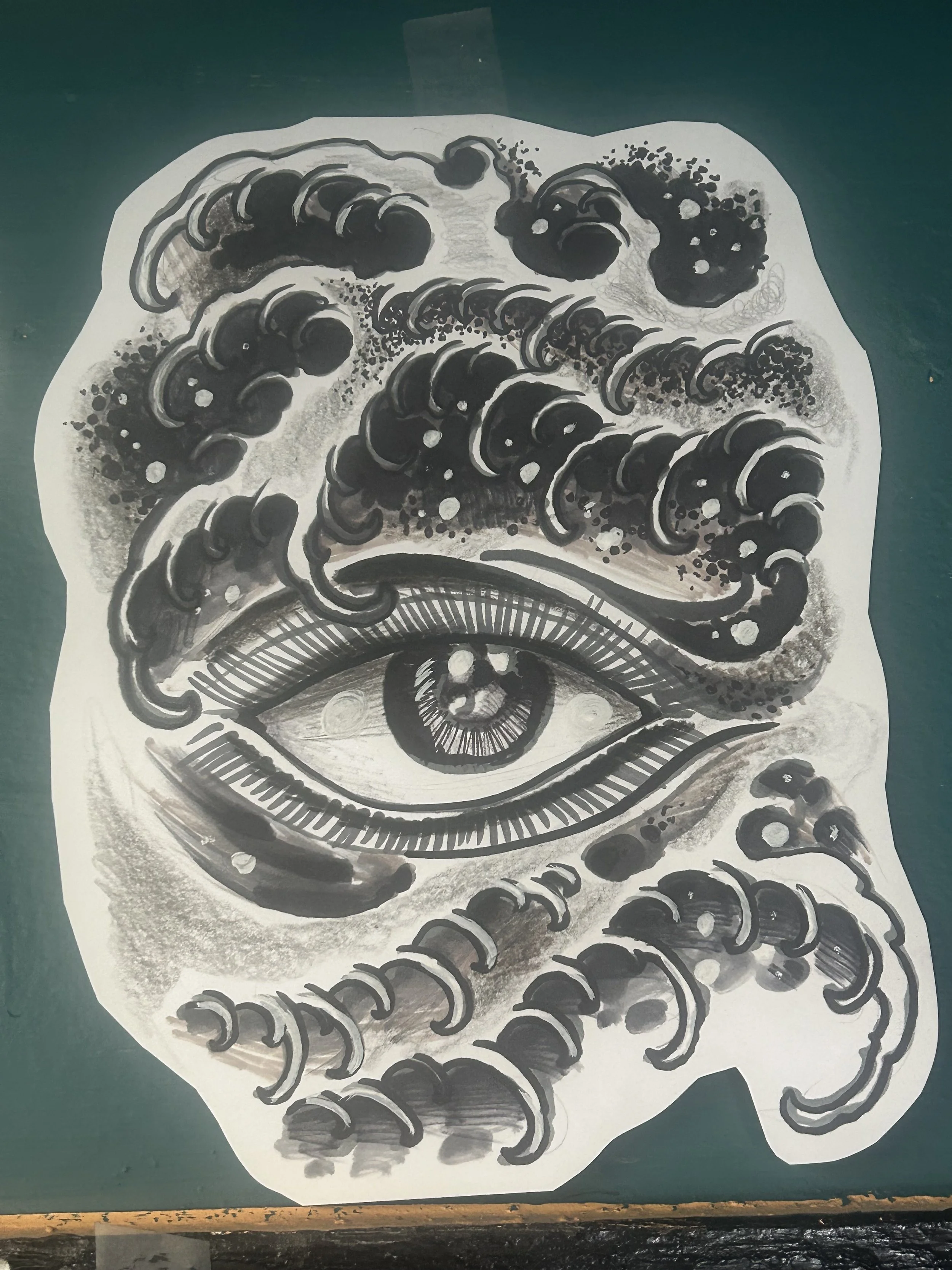 Drawing by Little Chico #colortattoos #tattoos #blackwork #tattoosimbaltimore #baltimoreartist #artwork #tattooartist #tattooartistnearme #marylandartist #marylandtattooartist #Viral tattoo artist #TikTok #artistofTikTok #fyp #tattoo #artist in Balti