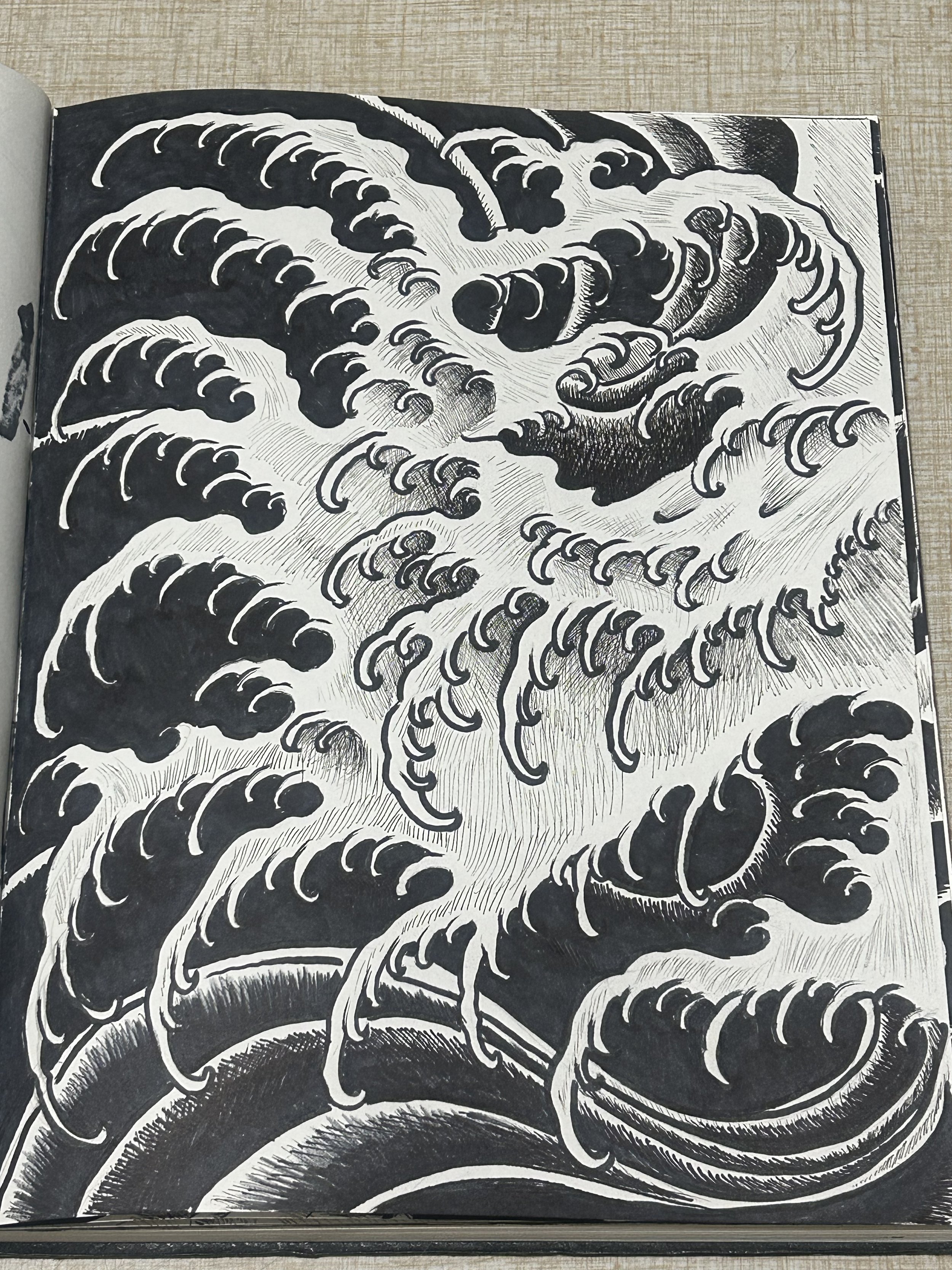 Waves by Little Chico. #colortattoos #tattoos #blackwork #tattoosimbaltimore #baltimoreartist #artwork #tattooartist #tattooartistnearme #marylandartist #marylandtattooartist #Viral tattoo artist #TikTok #artistofTikTok #fyp #tattoo #artist in Baltim