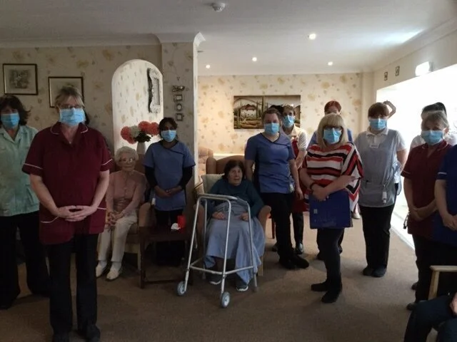 One minute silence at the Gardens 