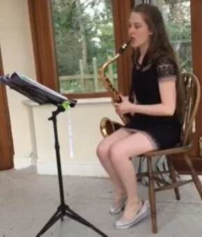 Charlotte performing for our residents to enjoy