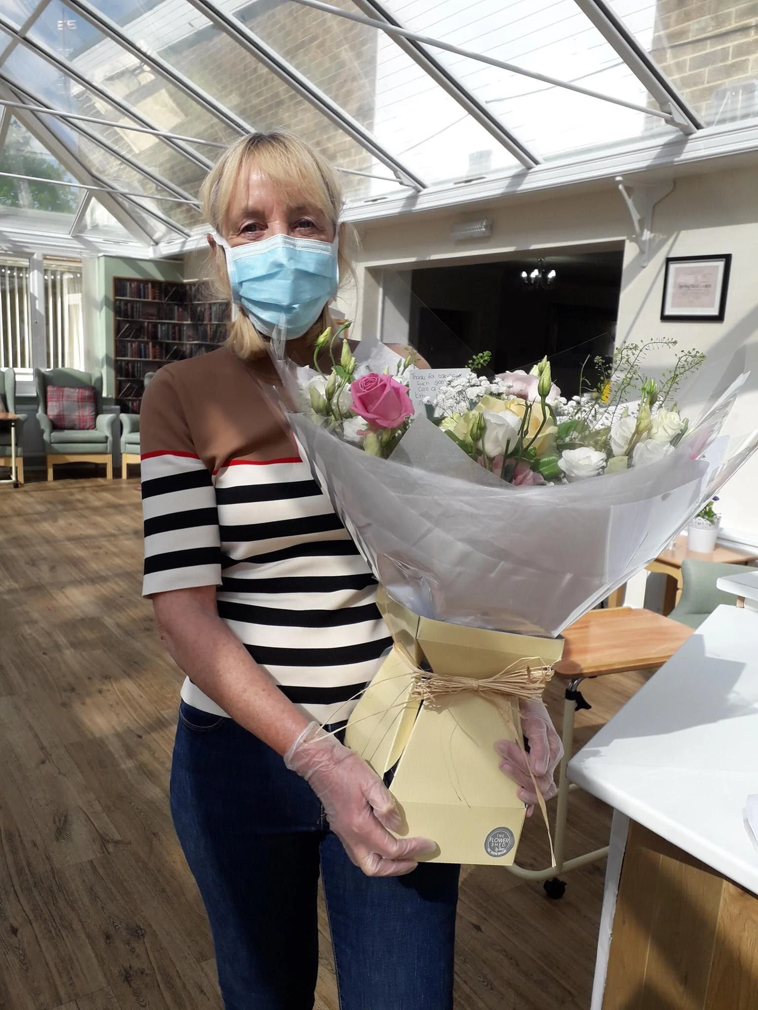 Flowers for the Springfield Lodge team