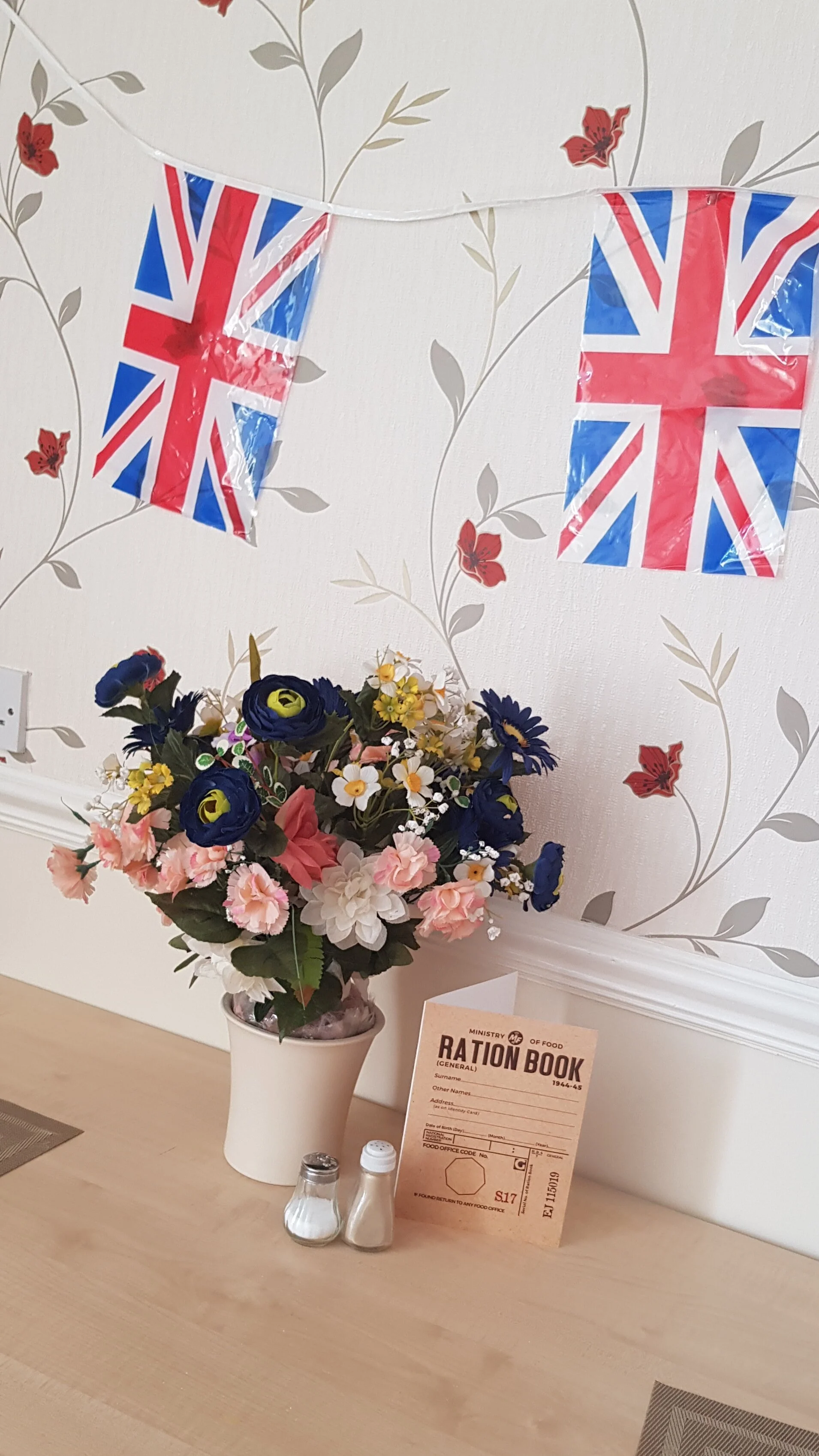 Westoe Grange VE Day preparations 