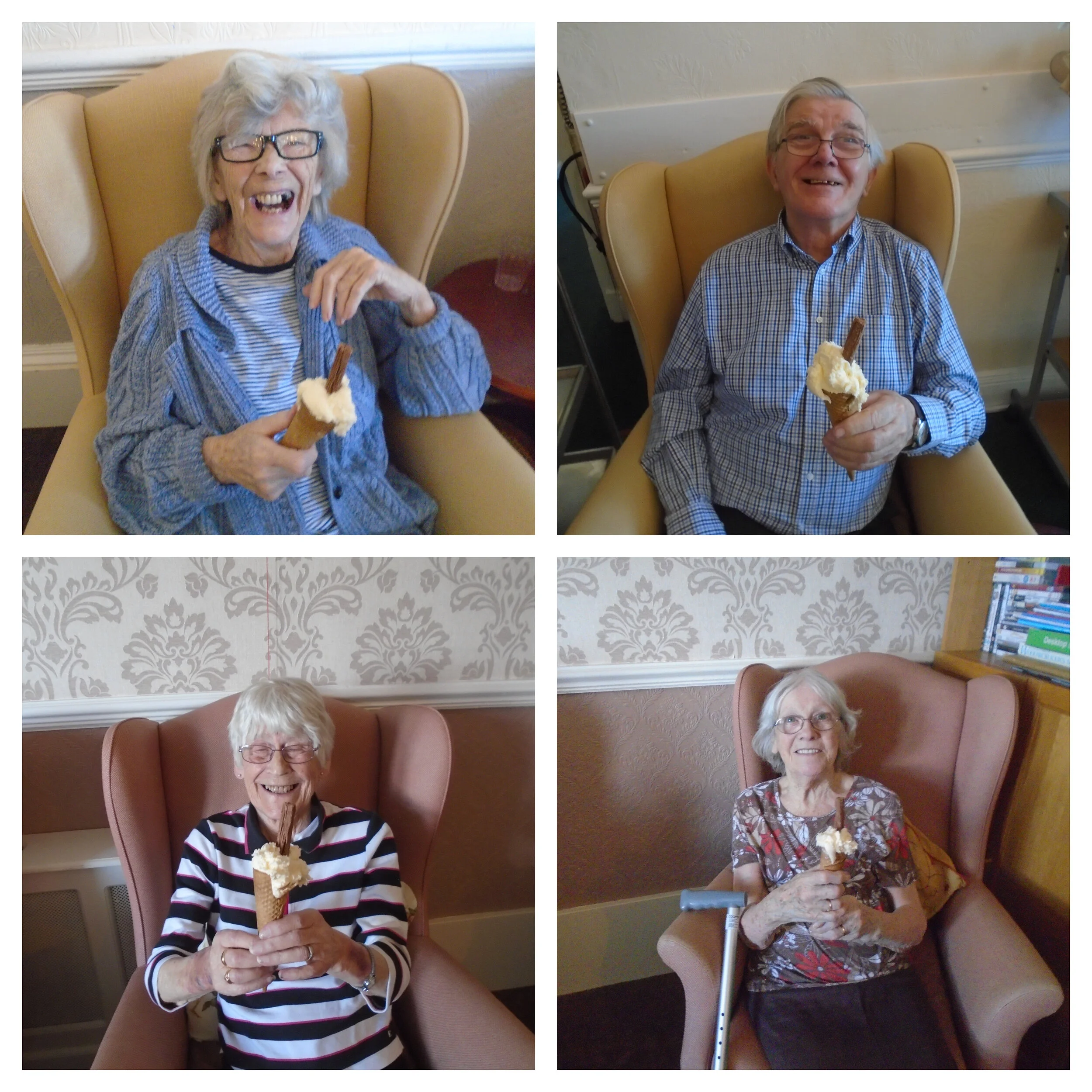 Ice cream delivery on VE Day